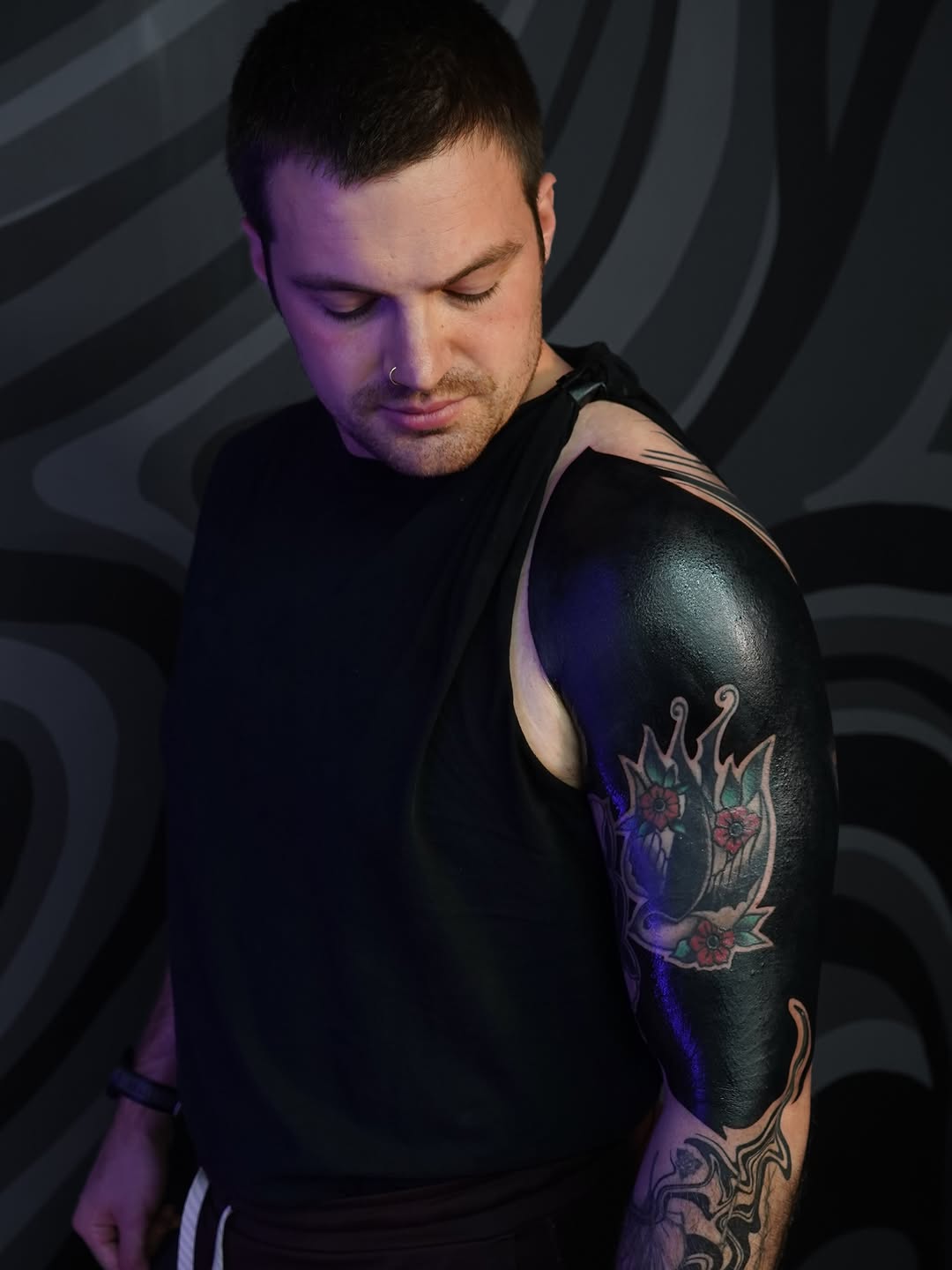 Tattoo by @volta.black — blackwork, american_traditional