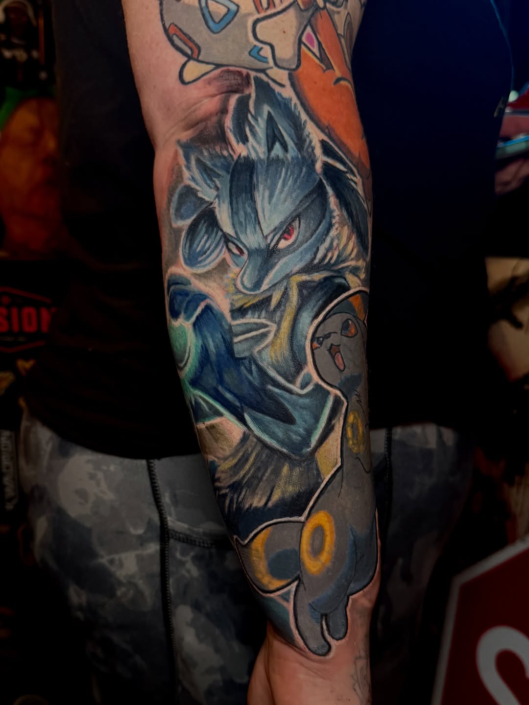 Tattoo by @scottyptattoos — anime, new_school
