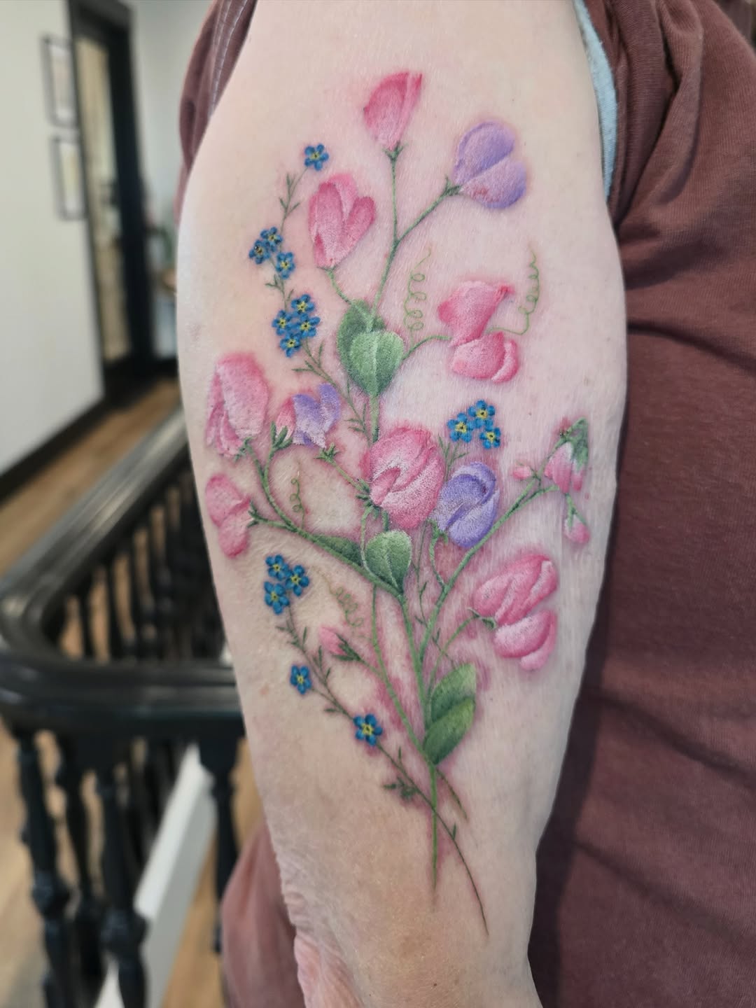 Tattoo by @taylornichole.tattoos — realism, watercolor