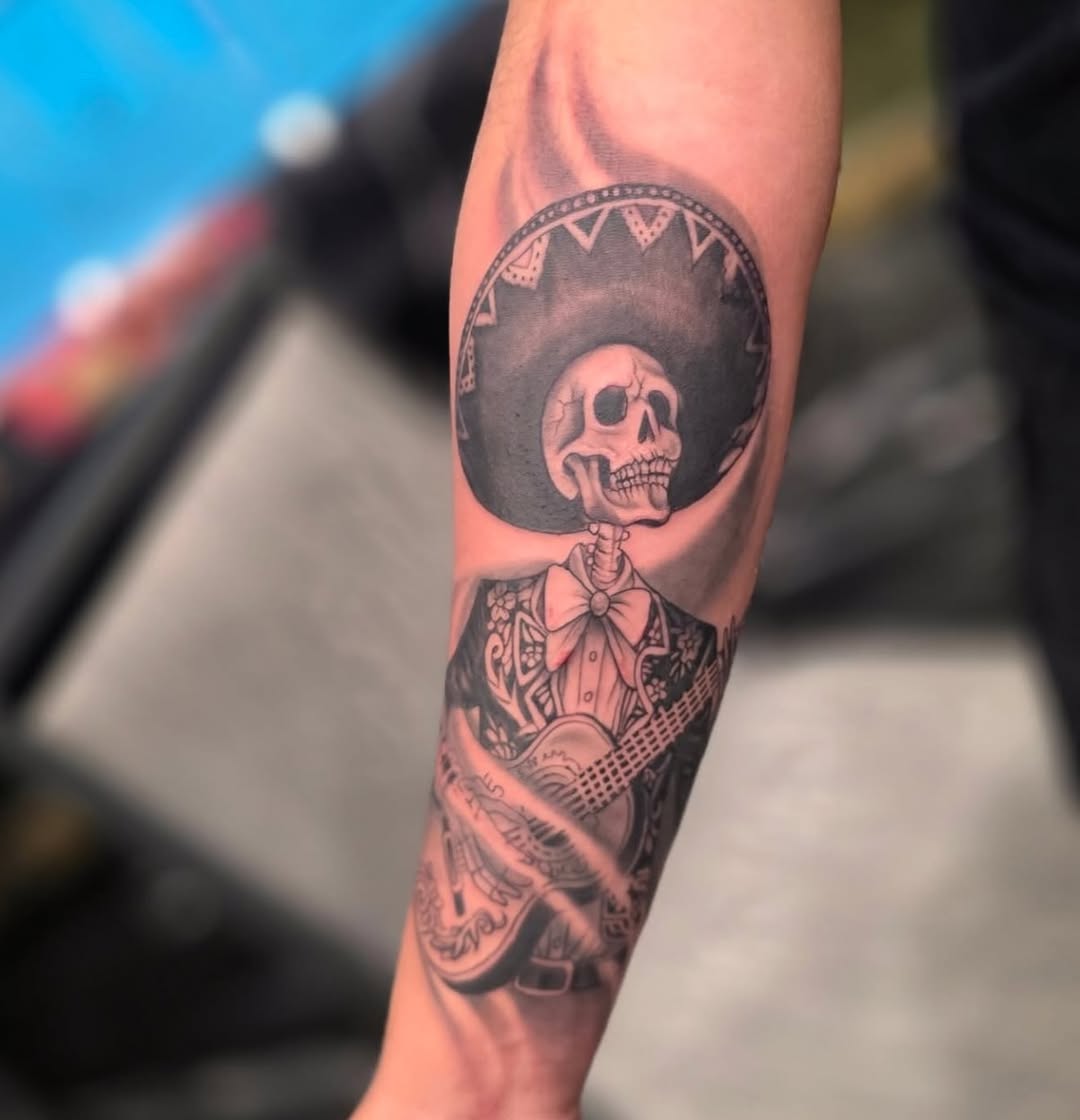 Tattoo by @noposfucktattoos โ black_and_grey, realism