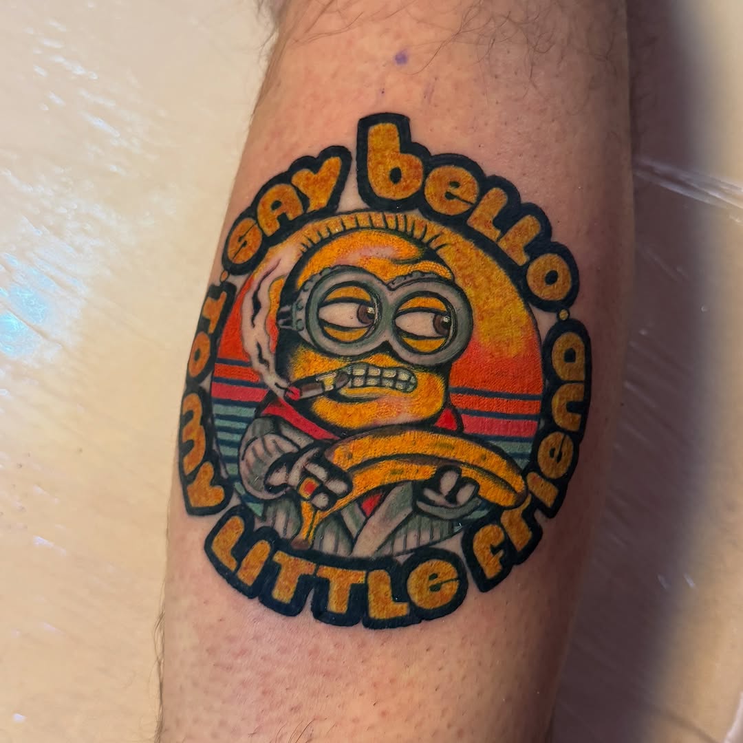 Tattoo by @miniperf — new_school