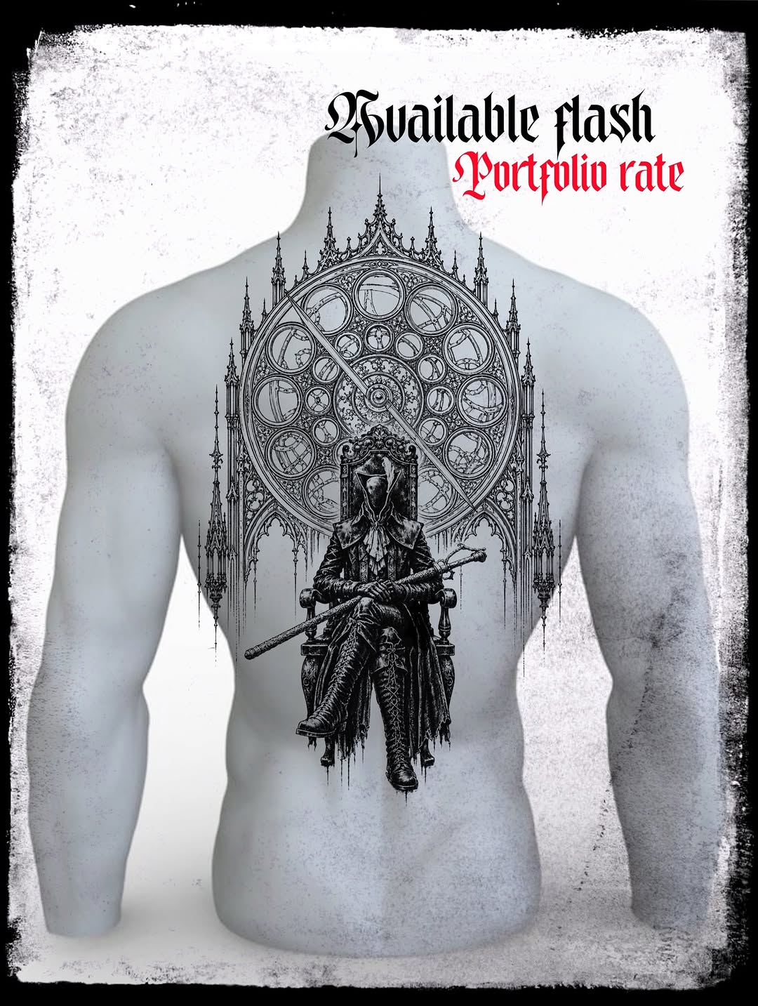Tattoo by @bloodwork.ink — dark_realism, blackwork