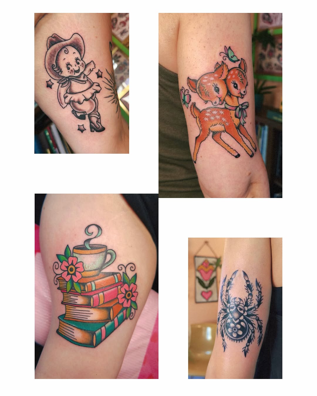 Tattoo by @hillarytattoos — american_traditional, new_school