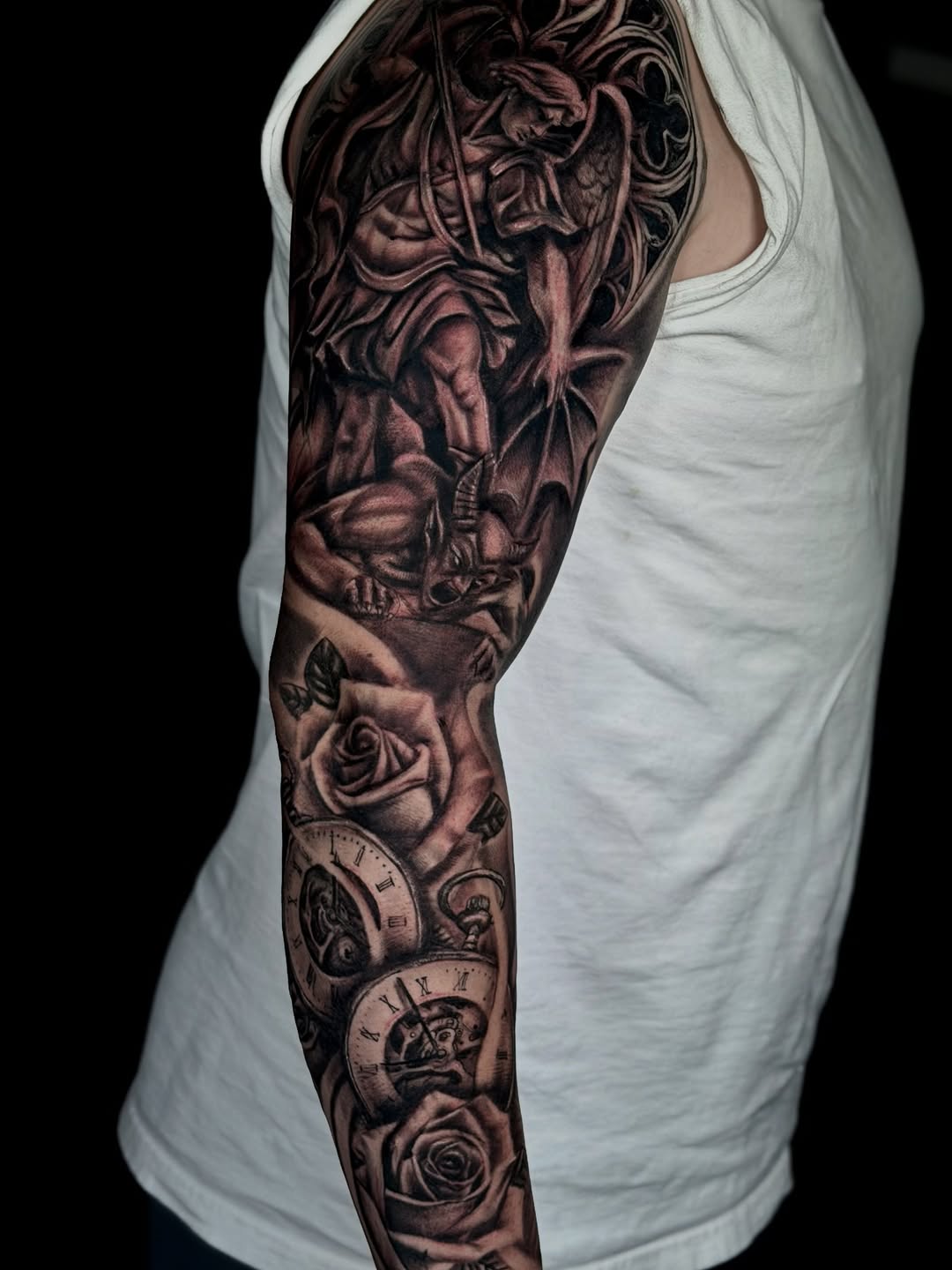 Tattoo by @noeyack.ink — realism, black_and_grey