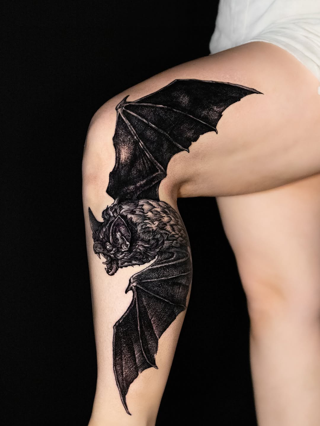 Tattoo by @luinytattoo โ realism, black_and_grey
