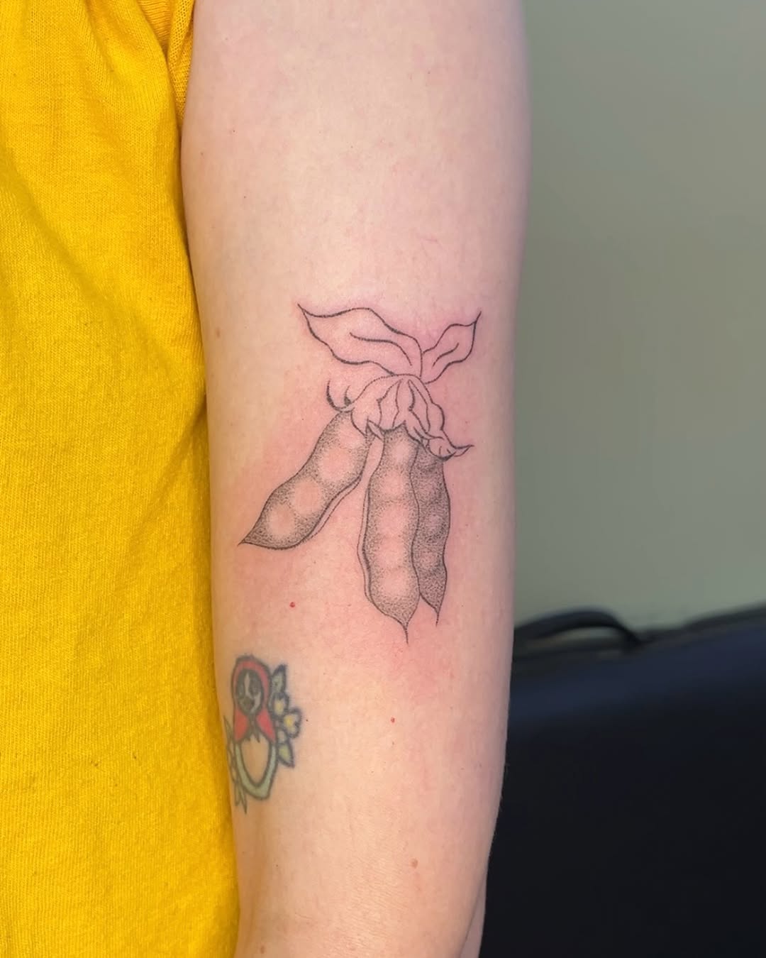 Tattoo by @softtissuetattoo — dotwork