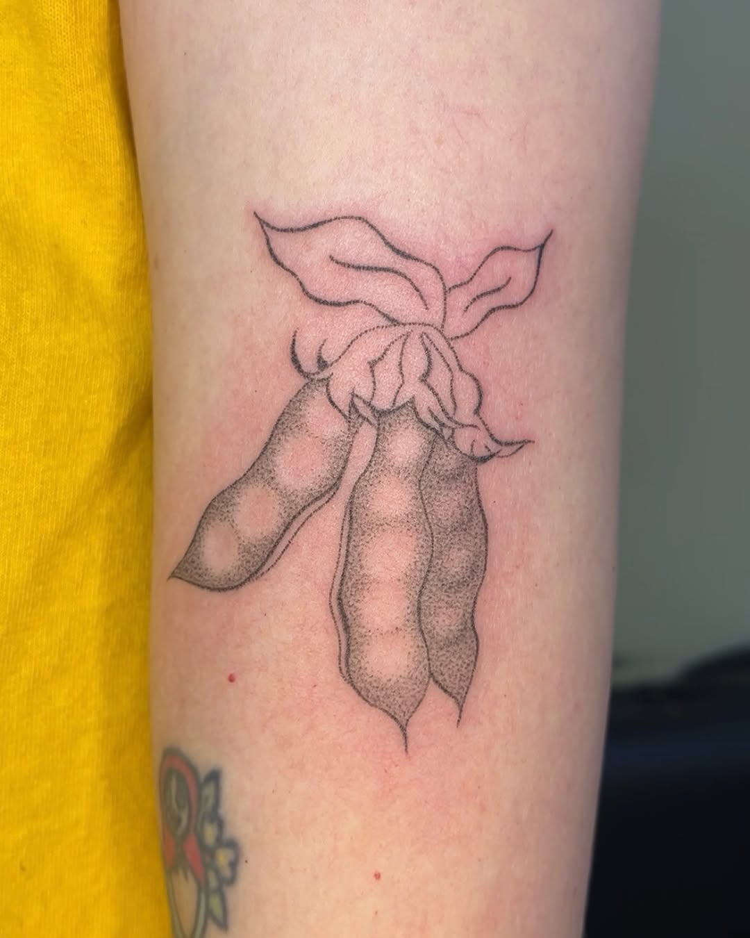 Tattoo by @softtissuetattoo — dotwork