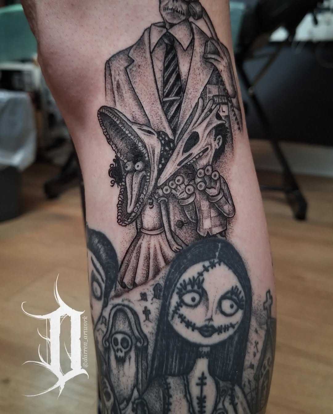 Tattoo by @darren_artwork โ black_and_grey, illustrative