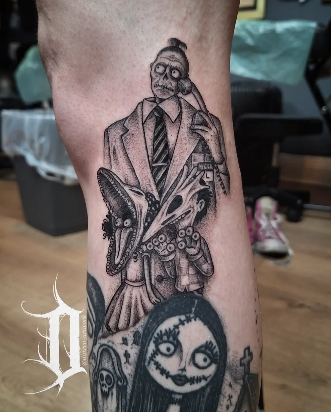 Tattoo by @darren_artwork โ black_and_grey, illustrative