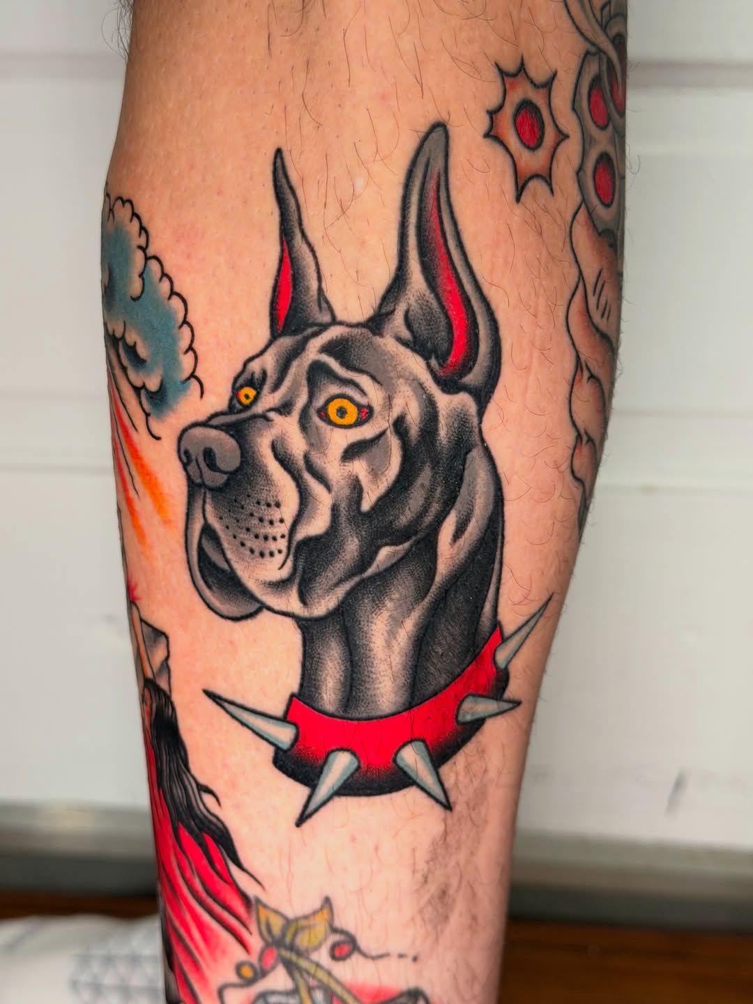 Tattoo by @_barnhill_ — american_traditional, black_and_grey