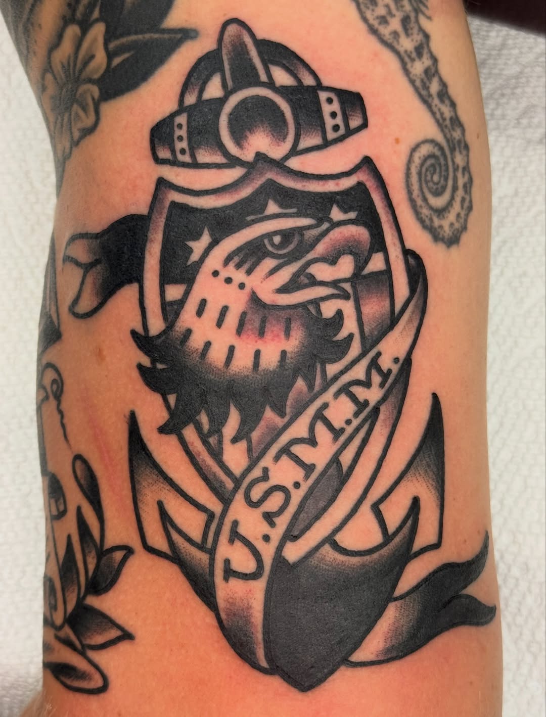 Tattoo by @kenny_ltp — american_traditional, black_and_grey