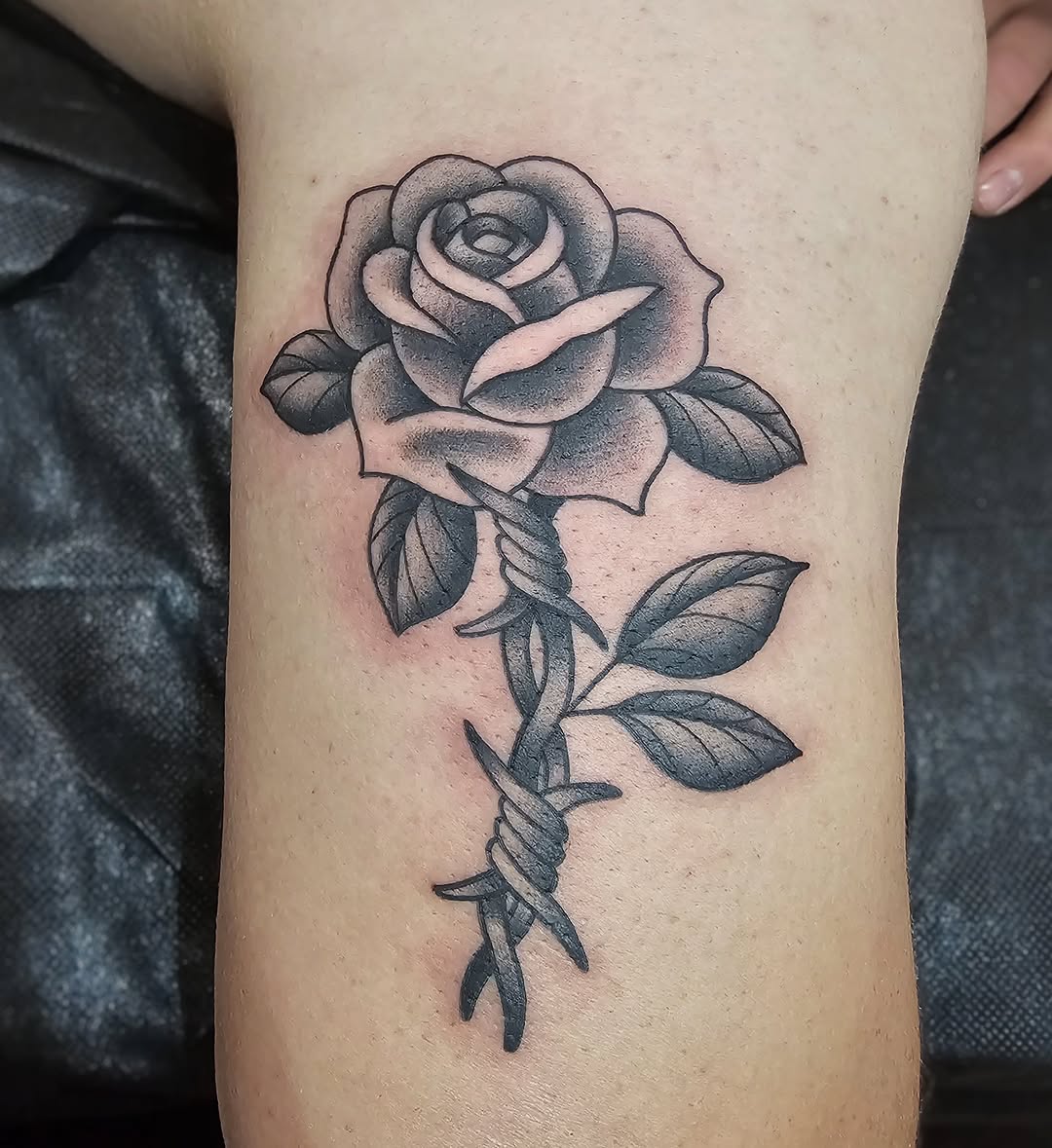 Tattoo by @tattoosbykylie โ black_and_grey, illustrative