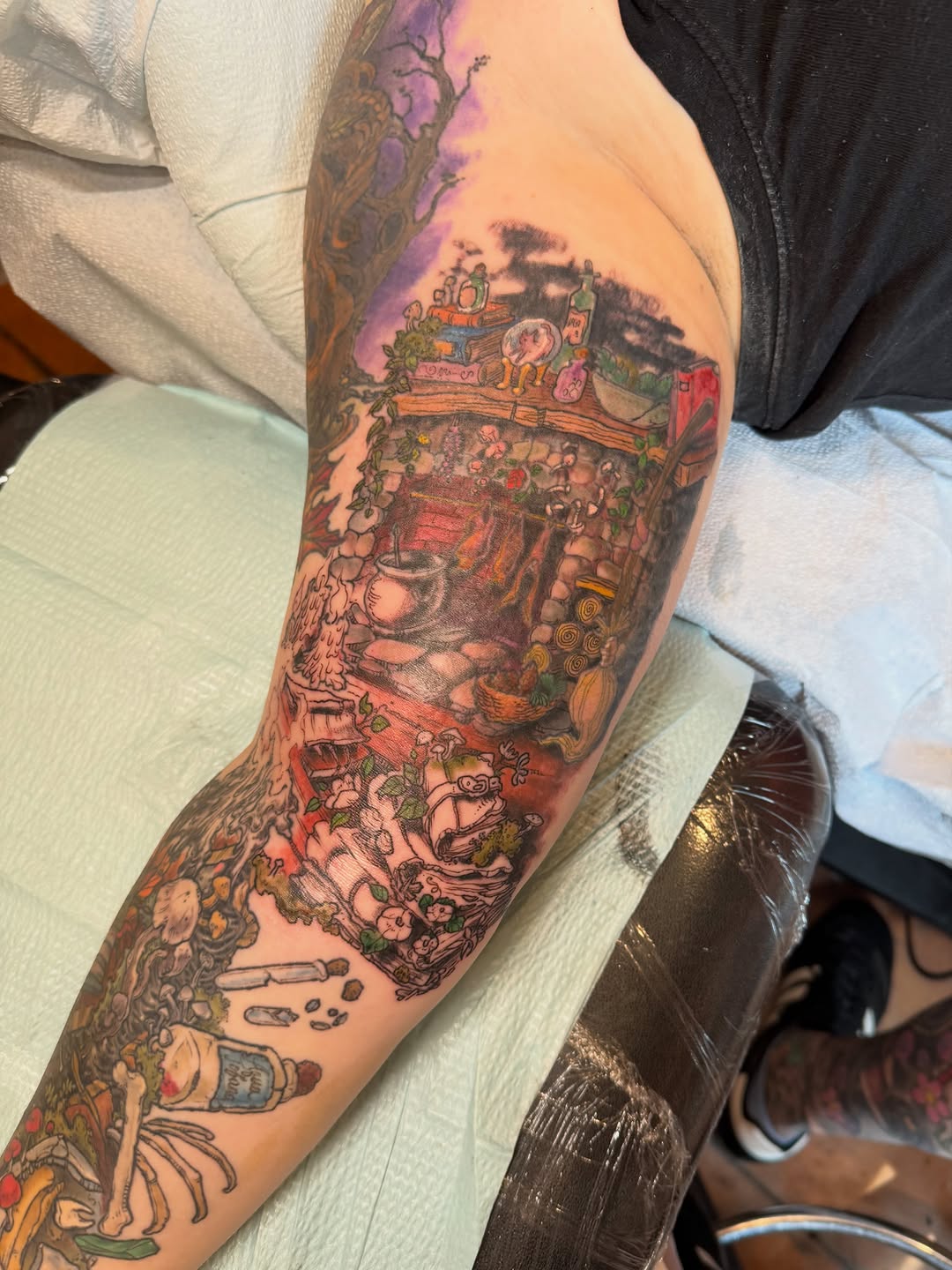 Tattoo by @rebekatattoos โ illustrative, trash_polka