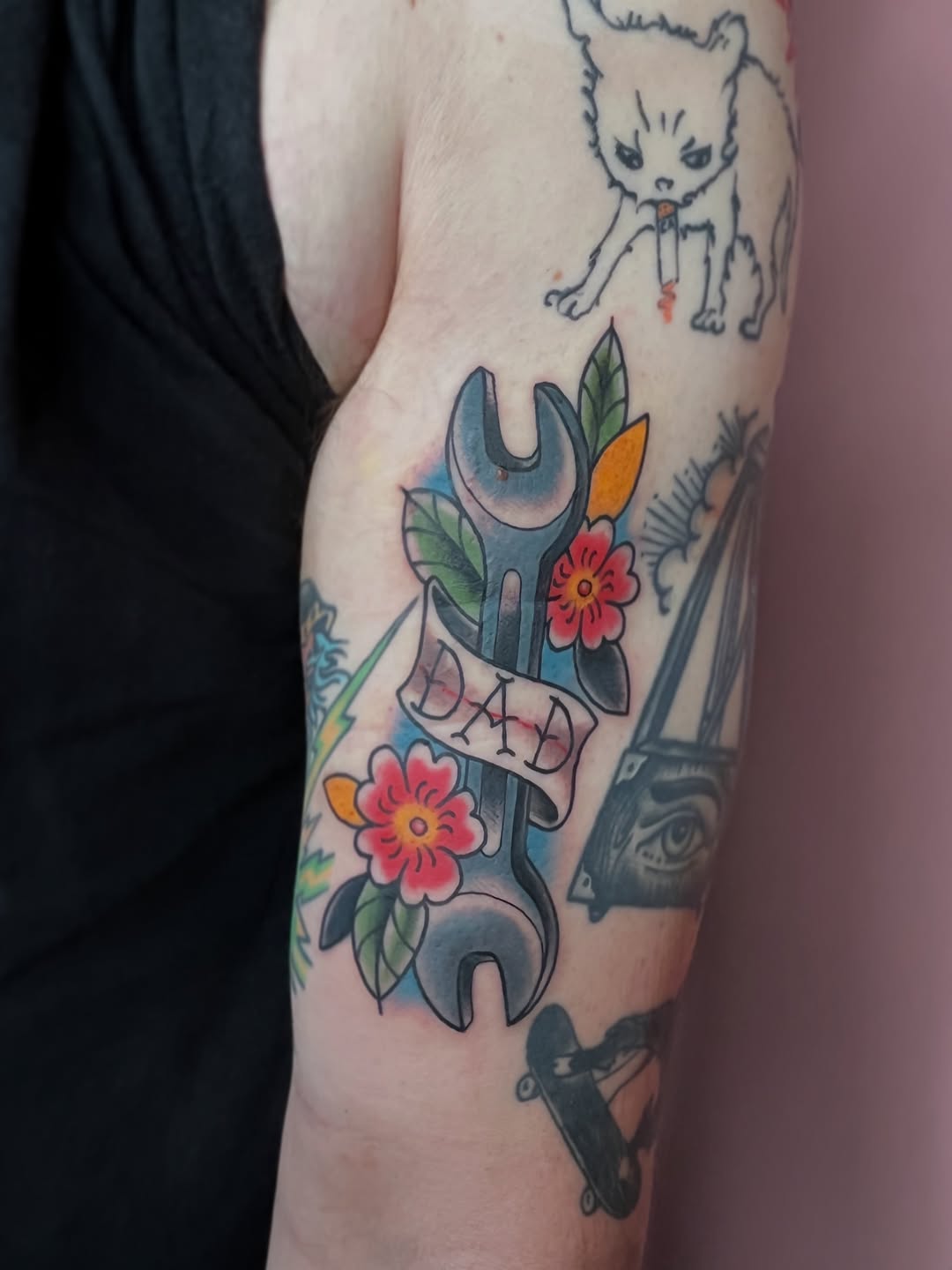 Tattoo by @allykat_tatts — american_traditional, illustrative
