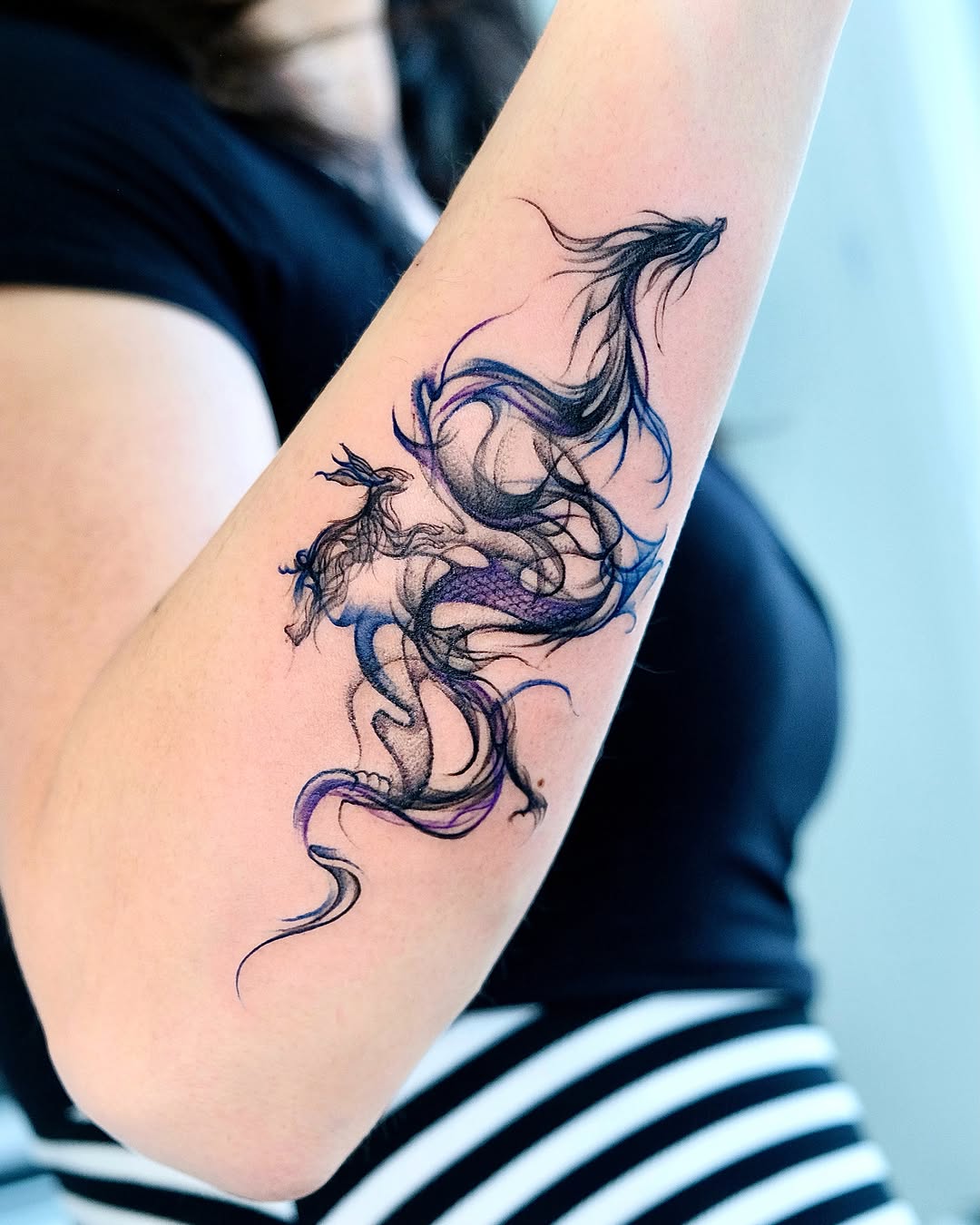 Tattoo by @suryo.tattoo — illustrative, black_and_grey