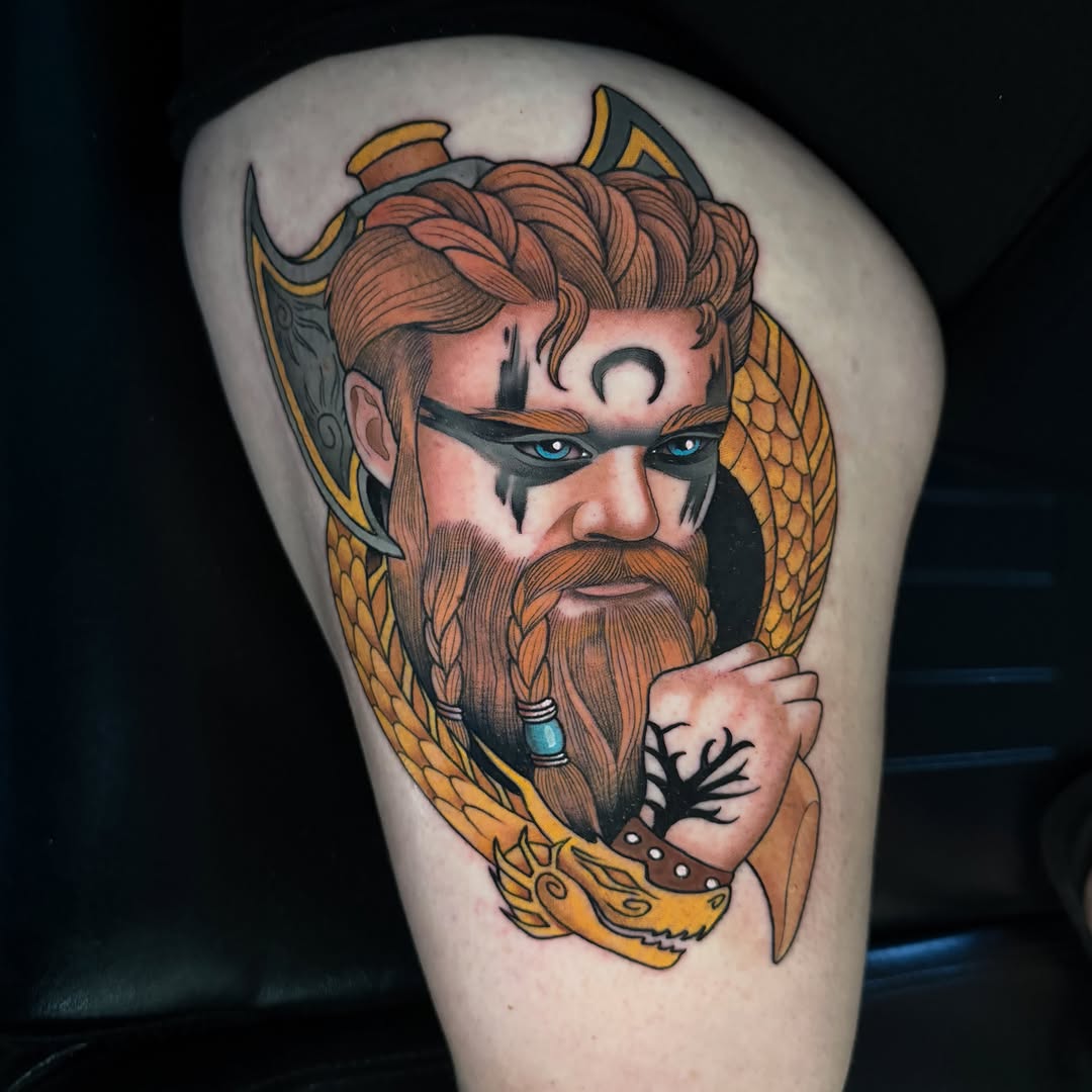 Tattoo by @crouchingtigerhiddenconnie β neo_traditional