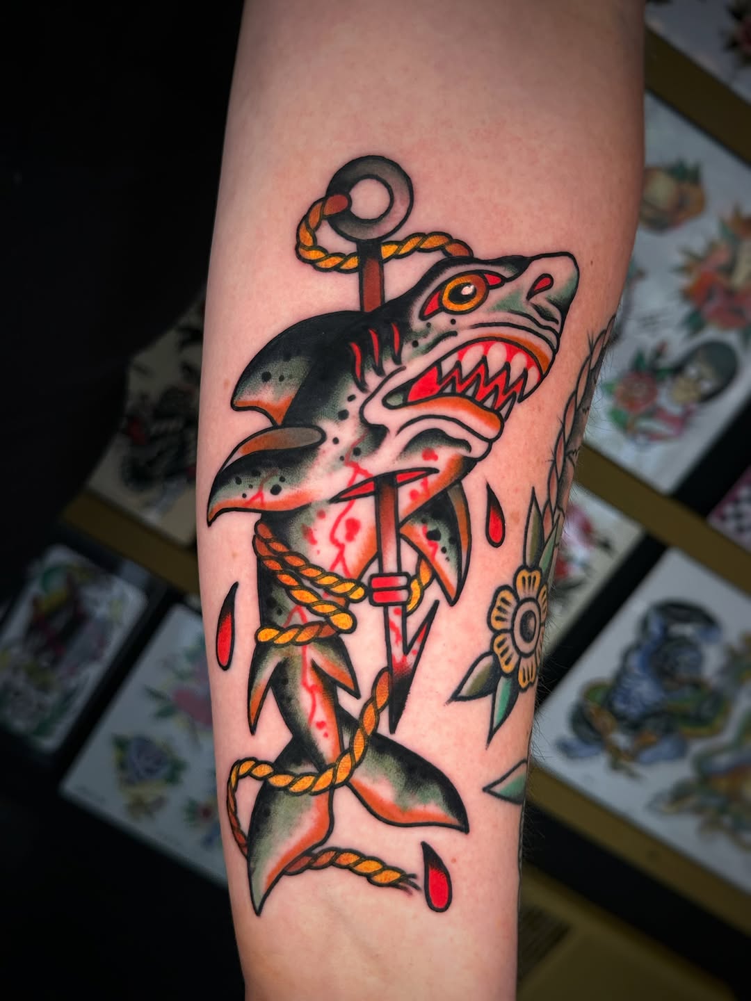 Tattoo by @alexfinnertytattoos — american_traditional