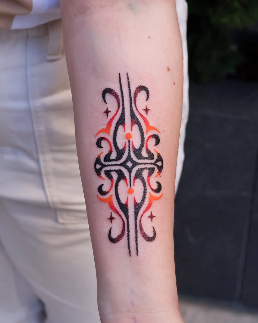 Tattoo by @ladybao.tattoo โ tribal, blackwork