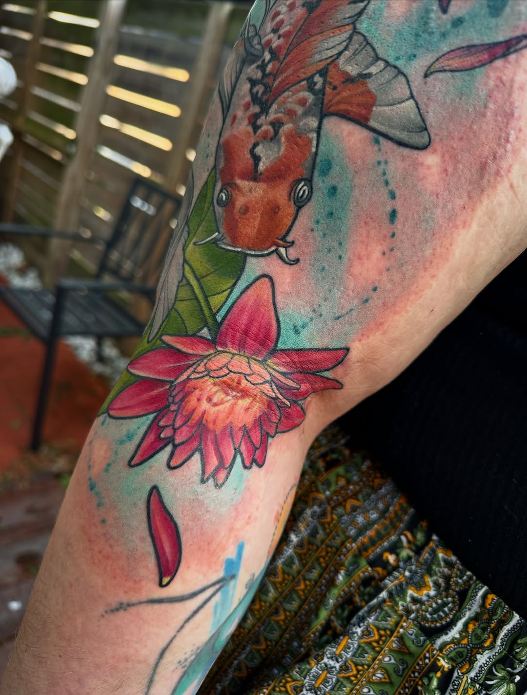 Tattoo by @aprilnicoletattoos โ japanese_irezumi, watercolor