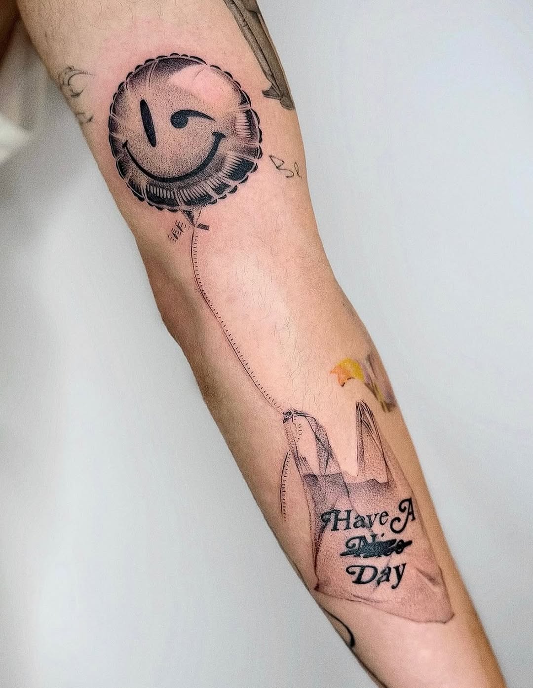 Tattoo by @jenniferpalomaa — black_and_grey, lettering_script