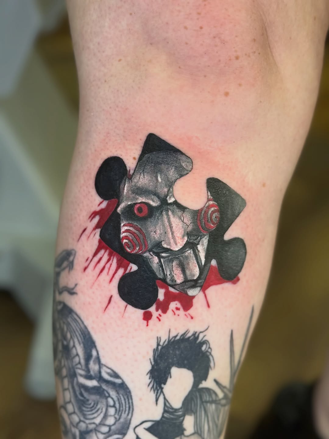 Tattoo by @artifexinks — dark_realism, blackwork