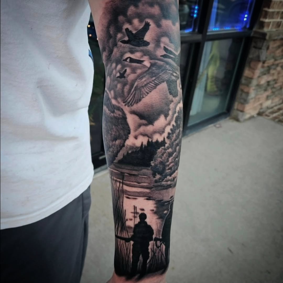 Tattoo by @mikebugenhagentattoos — realism, black_and_grey