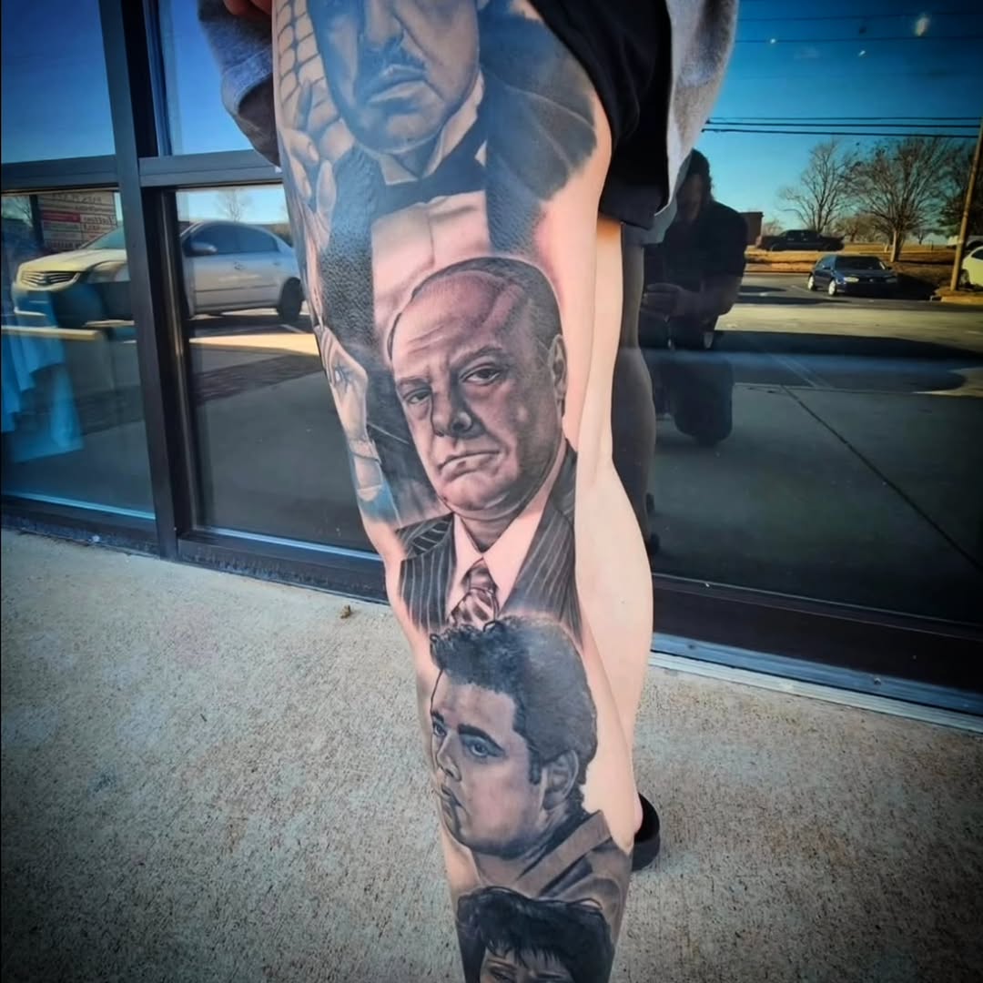 Tattoo by @mikebugenhagentattoos — realism, black_and_grey