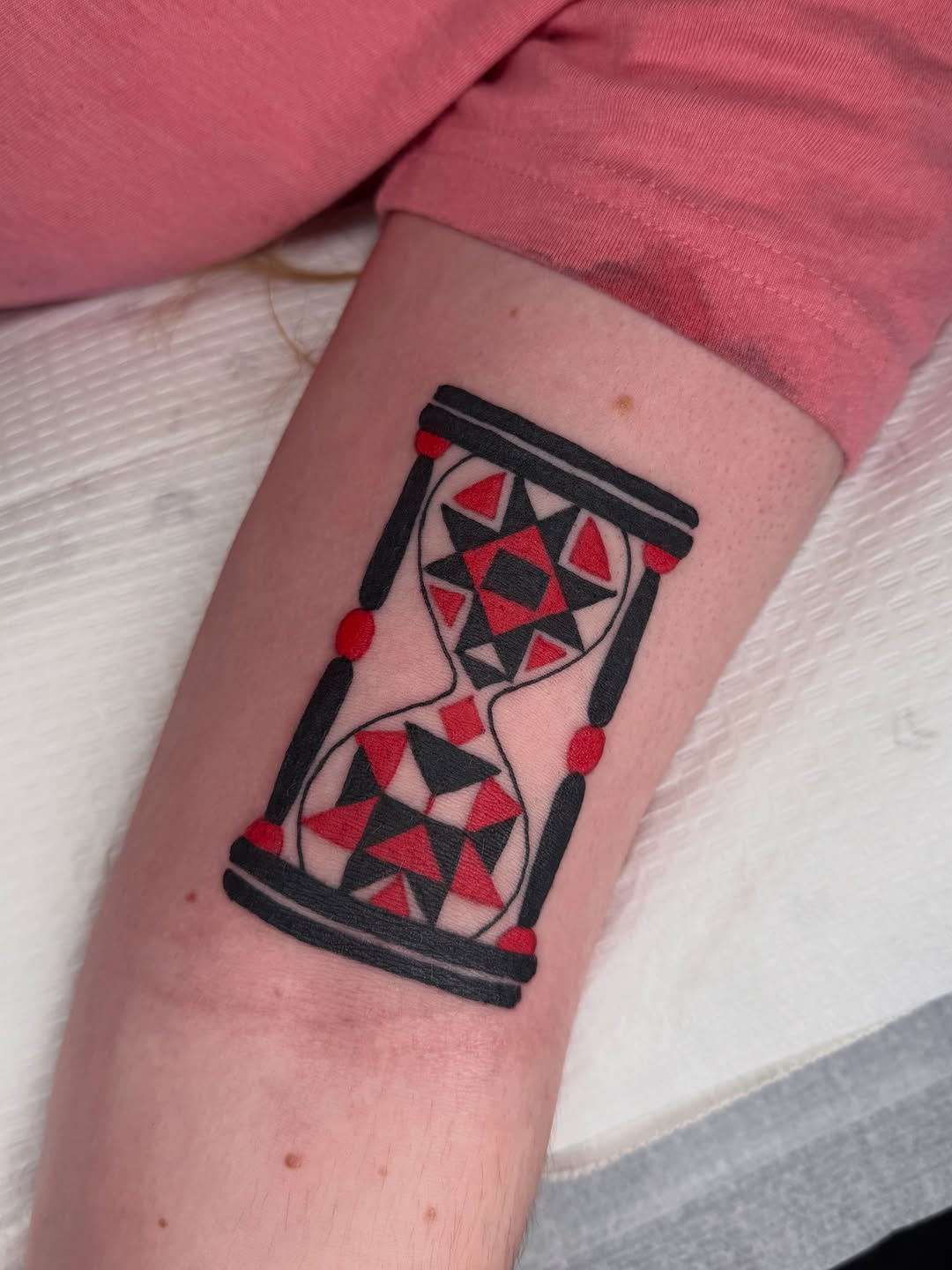 Tattoo by @lilygtattoo β geometric, blackwork