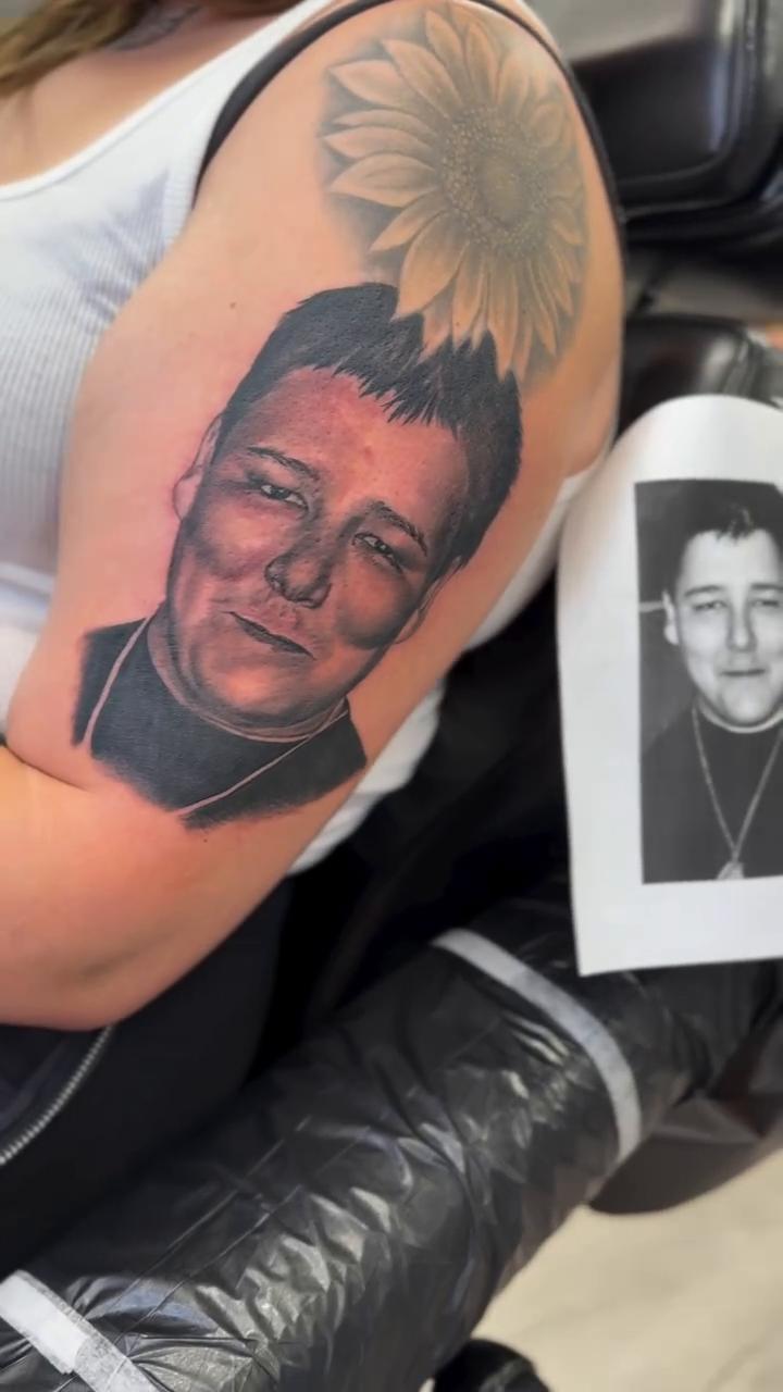 Tattoo by @tattooswithdee — realism, black_and_grey