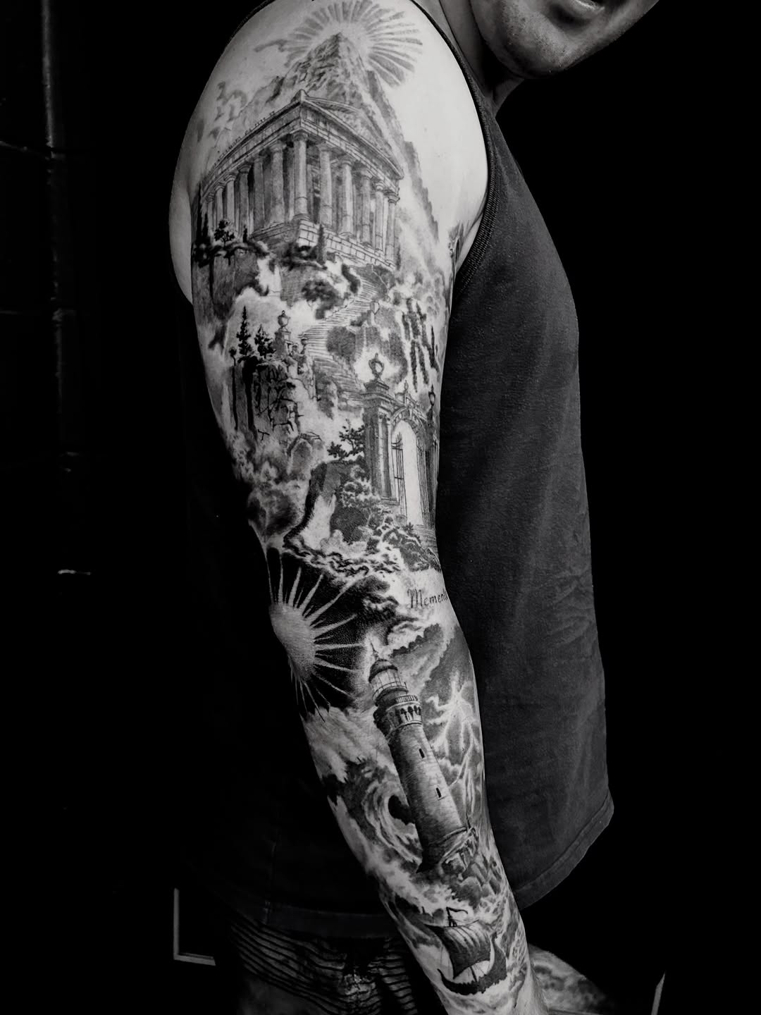 Tattoo by @clack.clack.clack — realism, black_and_grey