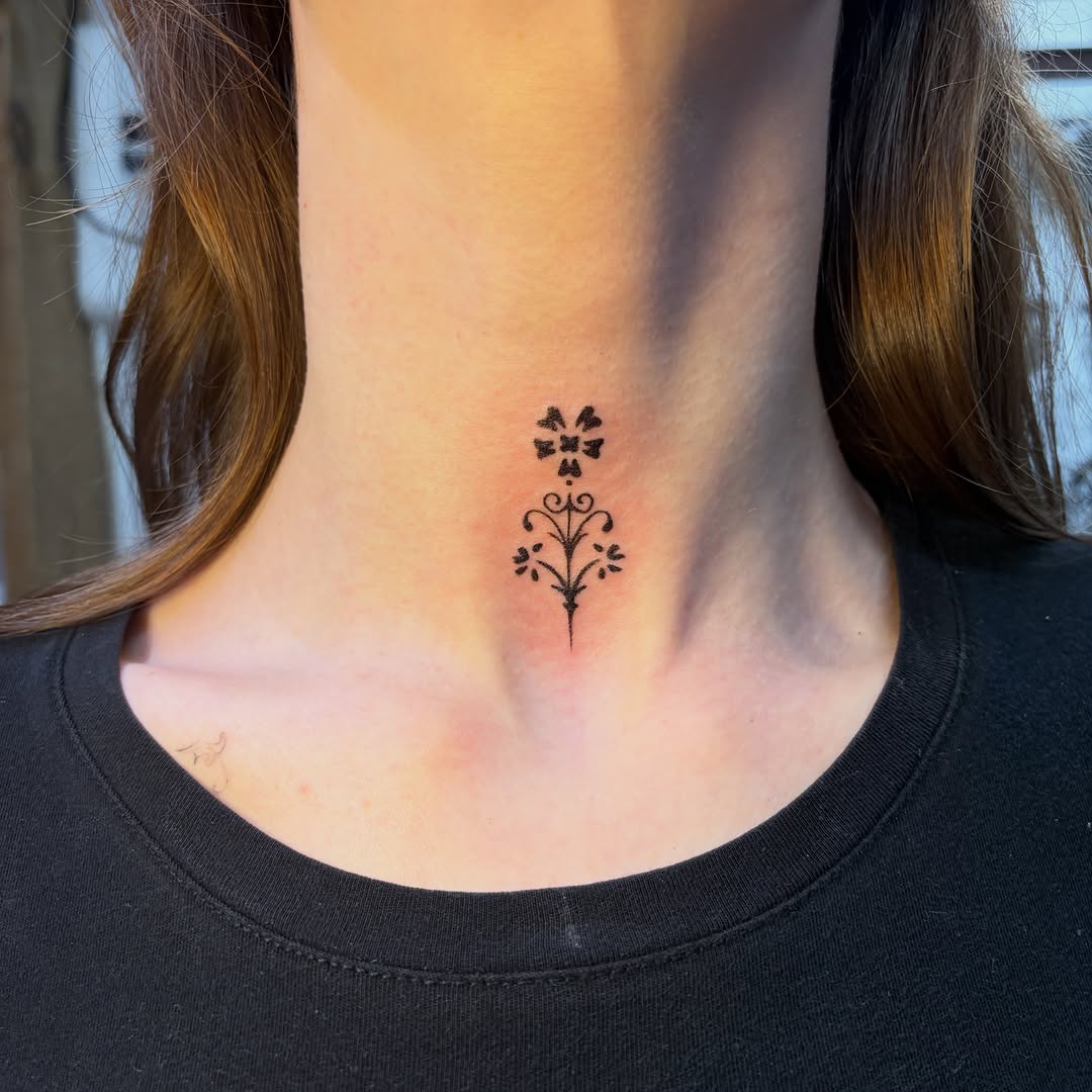 Tattoo by @mushypokes — fine_line, ornamental