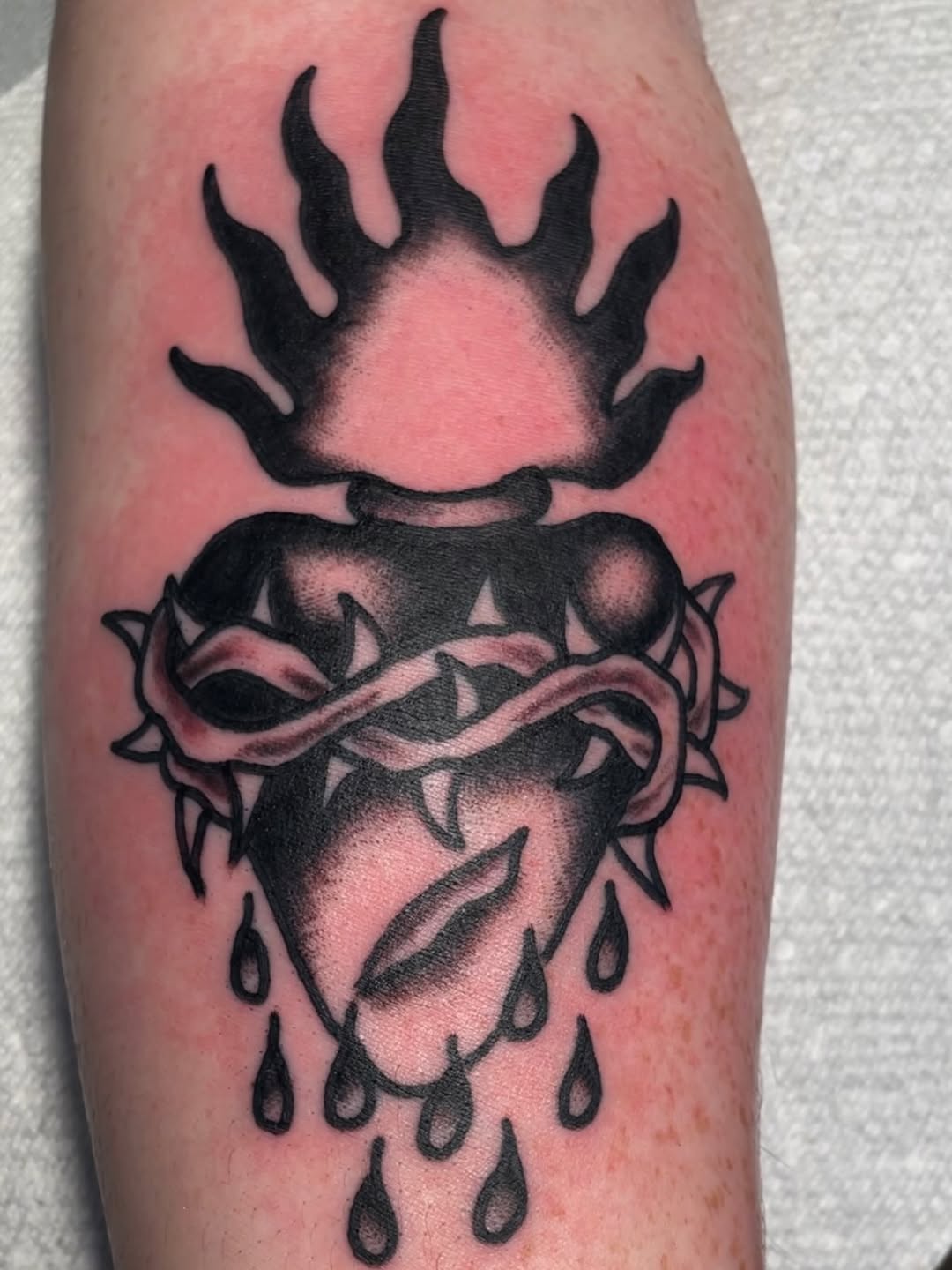 Tattoo by @dorianbakertattoos — black_and_grey, chicano