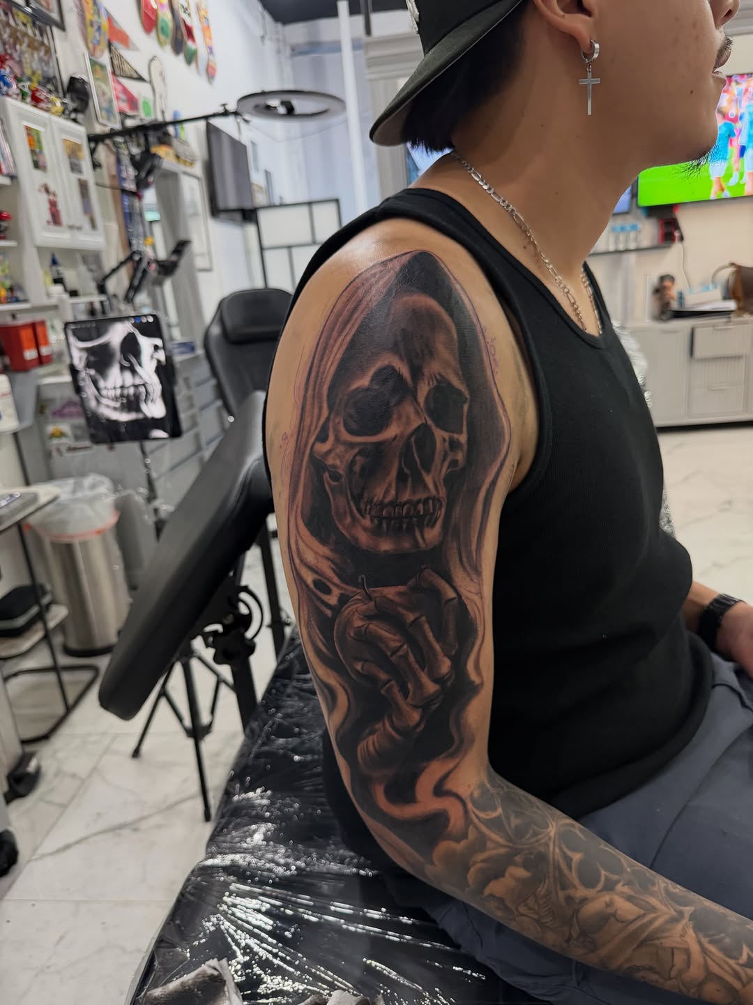 Tattoo by @inkedby.jf โ black_and_grey, realism