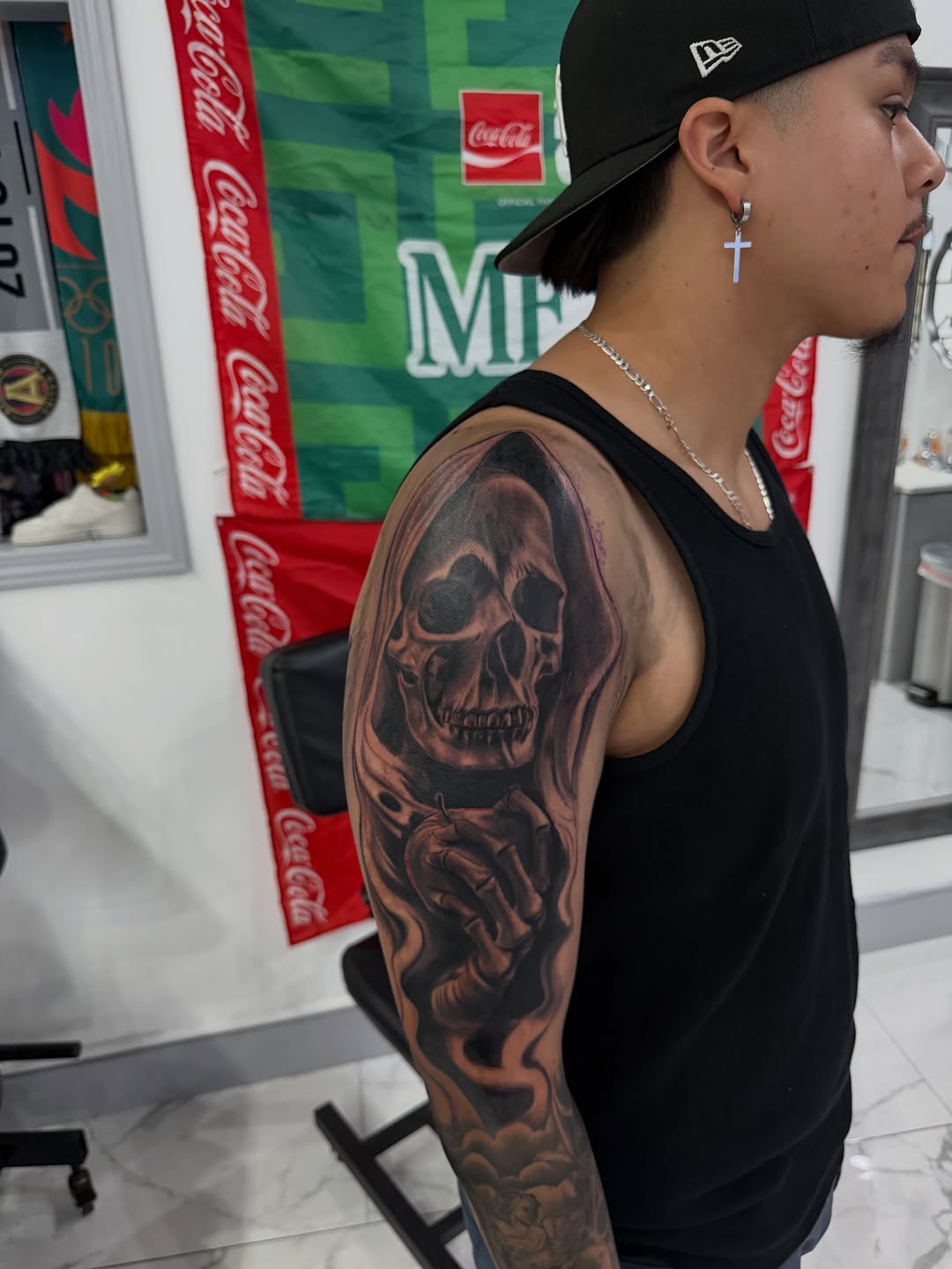Tattoo by @inkedby.jf โ black_and_grey, realism