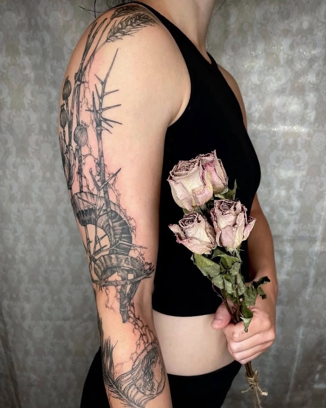 Tattoo by @jdraven β black_and_grey