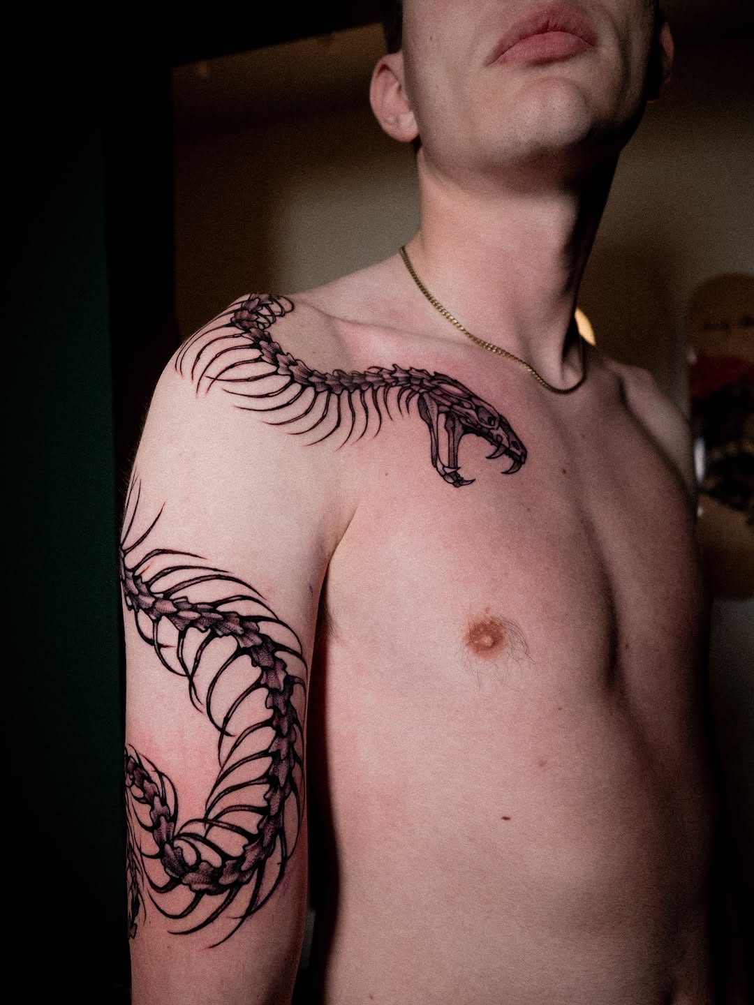 Tattoo by @elvira_savchuk — blackwork