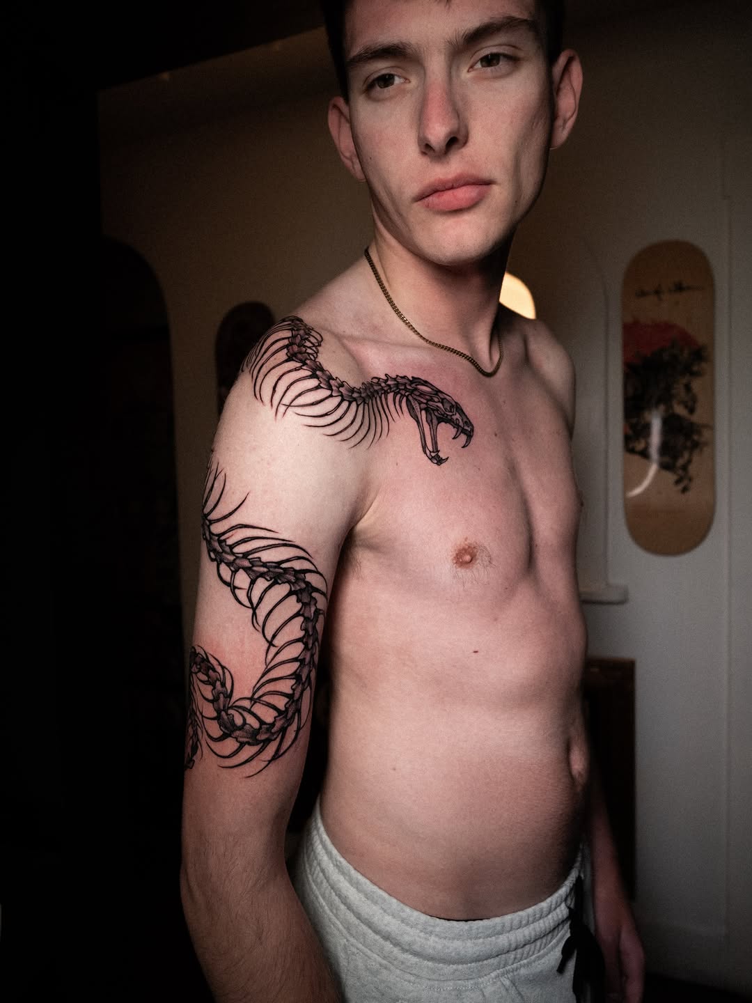 Tattoo by @elvira_savchuk — blackwork