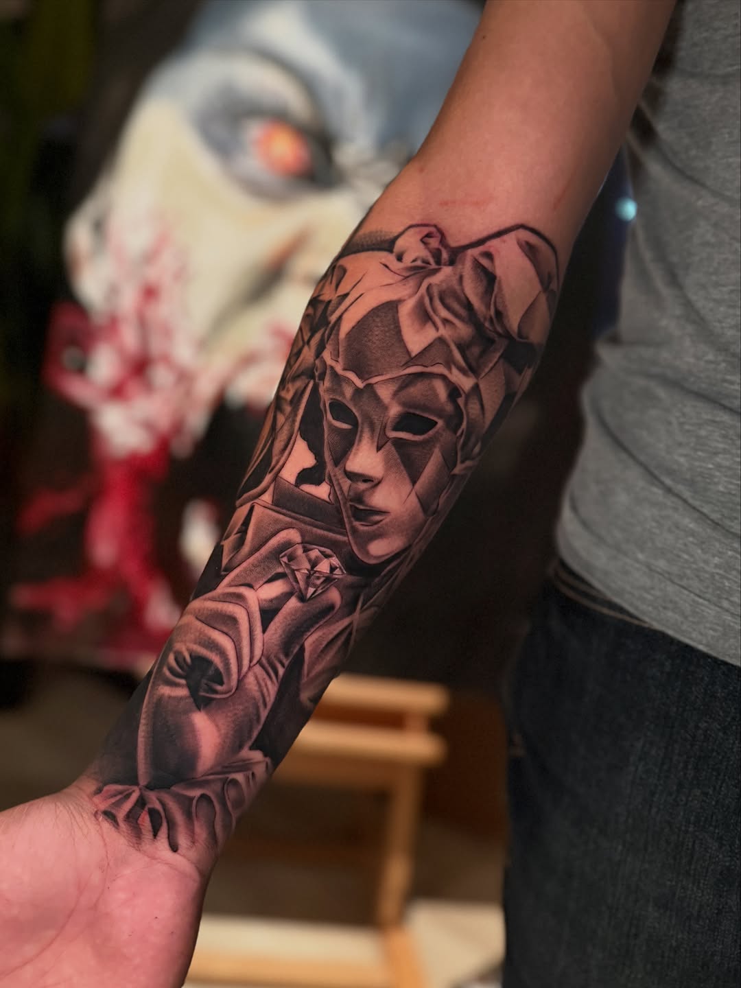 Tattoo by @stainlessneedle — realism, black_and_grey