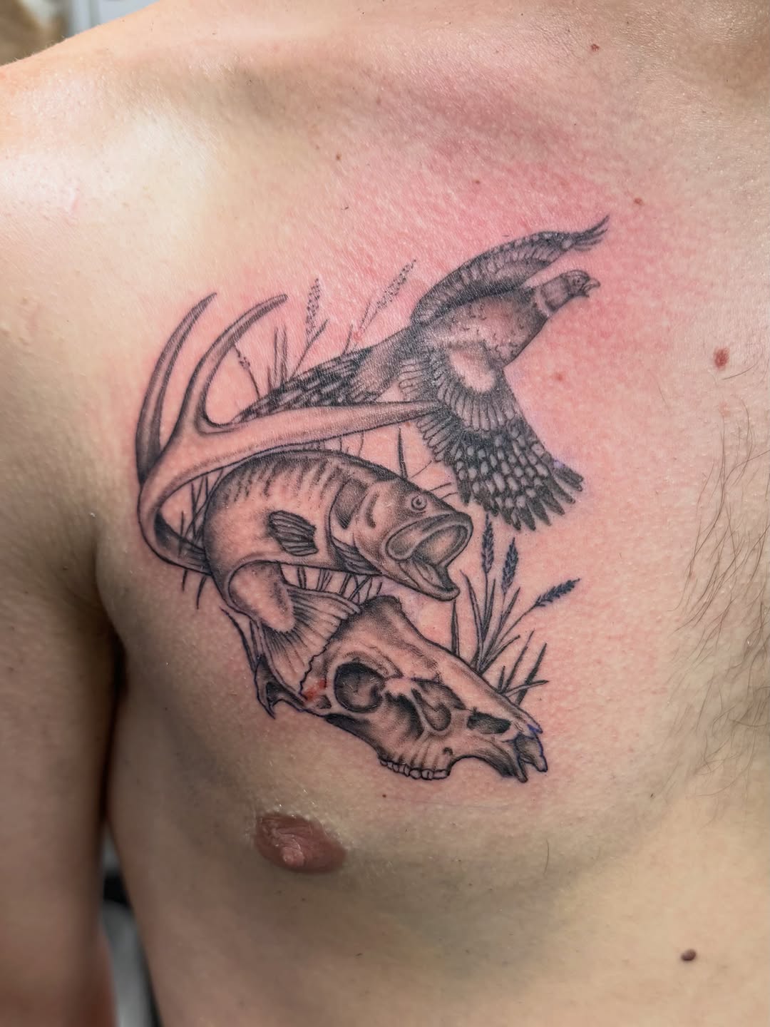 Tattoo by @twinkie.tattoos — realism, black_and_grey