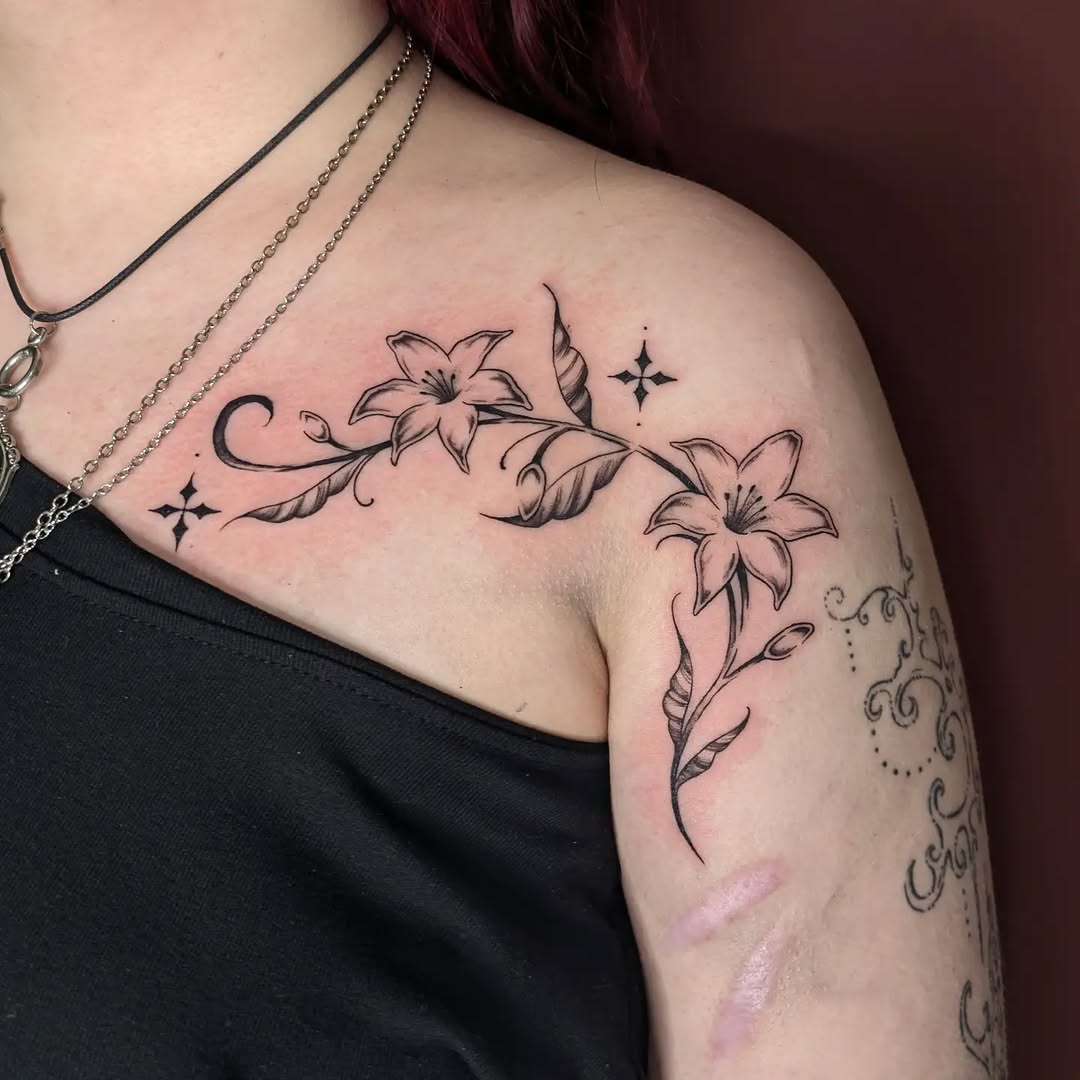 Tattoo by @elstattoos — fine_line, black_and_grey