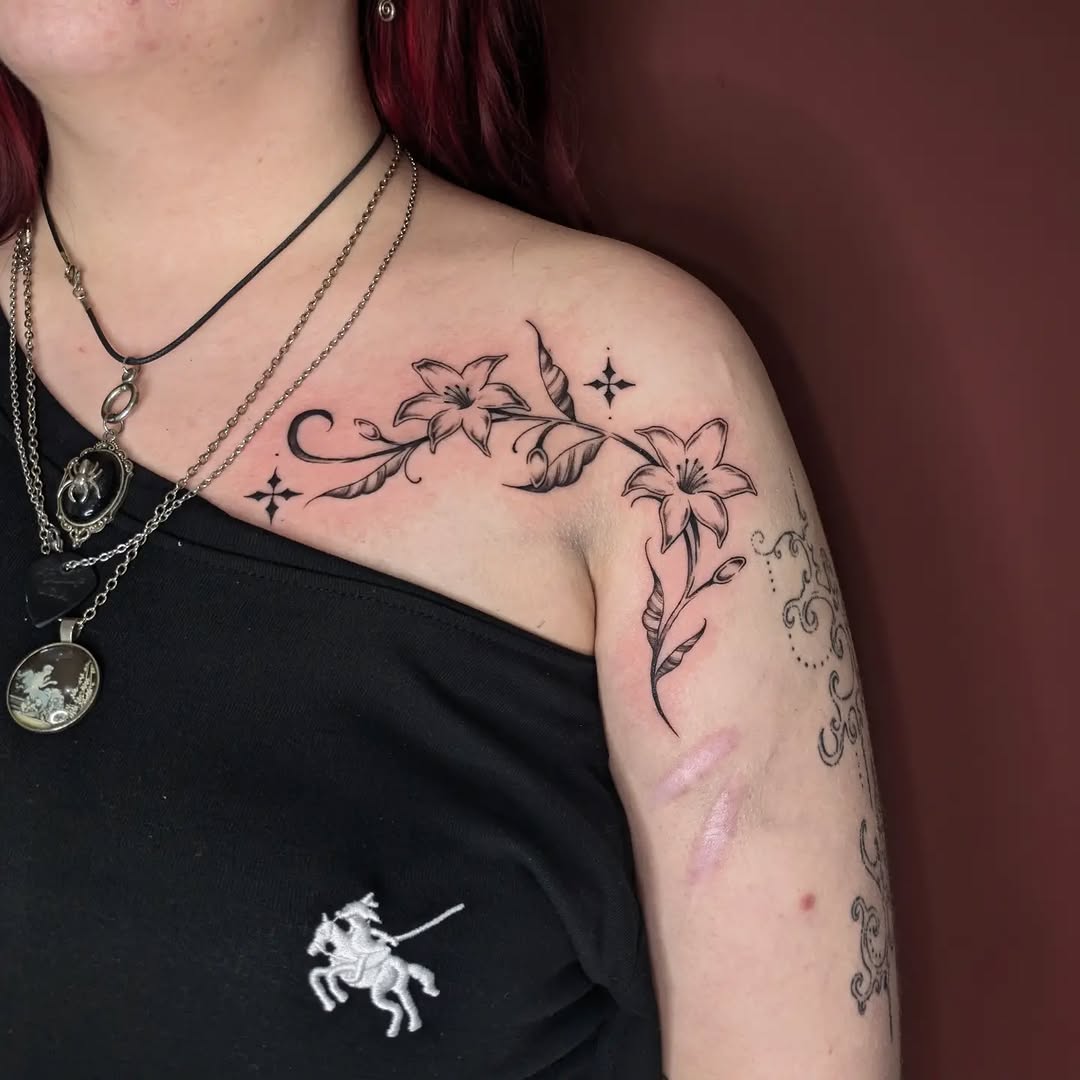 Tattoo by @elstattoos — fine_line, black_and_grey