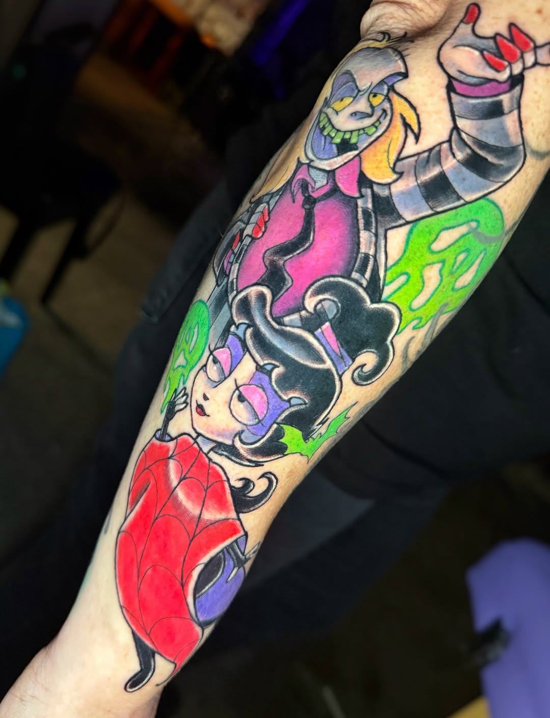 Tattoo by @q.k.tattoo โ new_school, anime