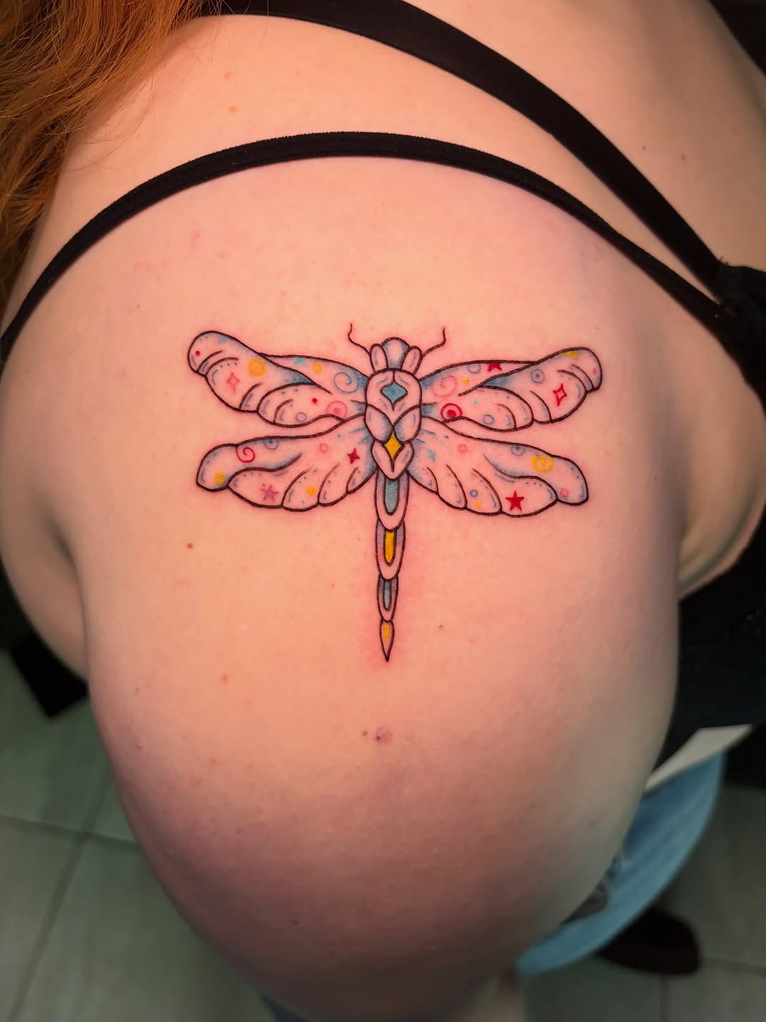Tattoo by @dream.test.baby — illustrative, new_school