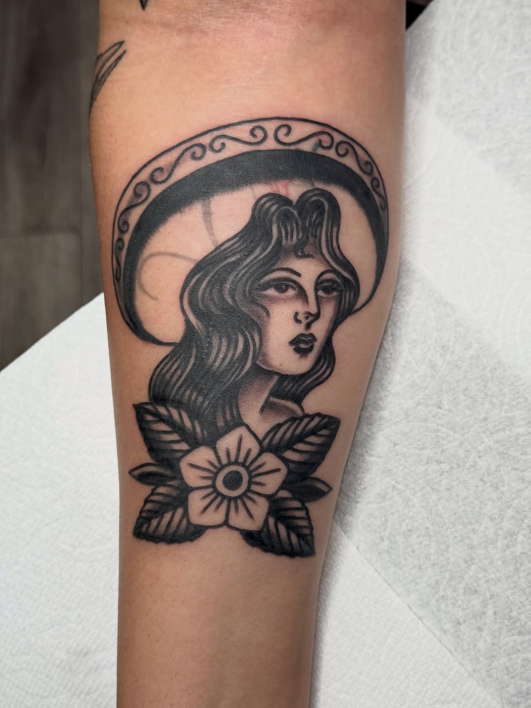 Tattoo by @jacob_paniagua โ american_traditional, black_and_grey