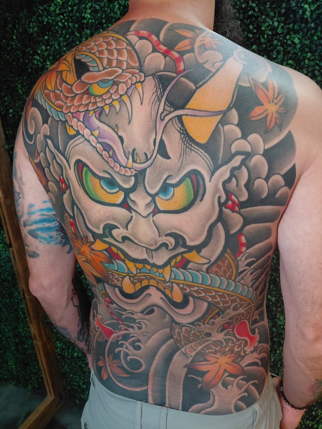Tattoo by @gavingage_tattoo — japanese_irezumi, black_and_grey