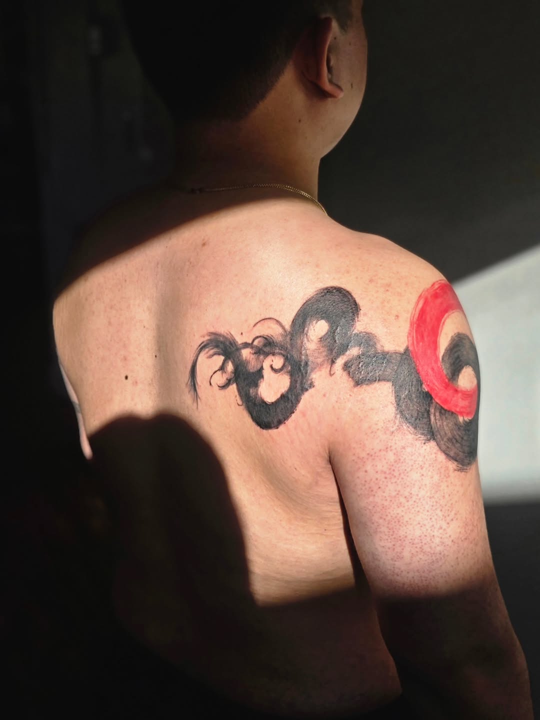 Tattoo by @macchiato.ink โ blackwork, watercolor