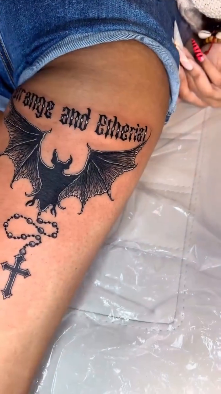 Tattoo by @lunchbox_ink — blackwork