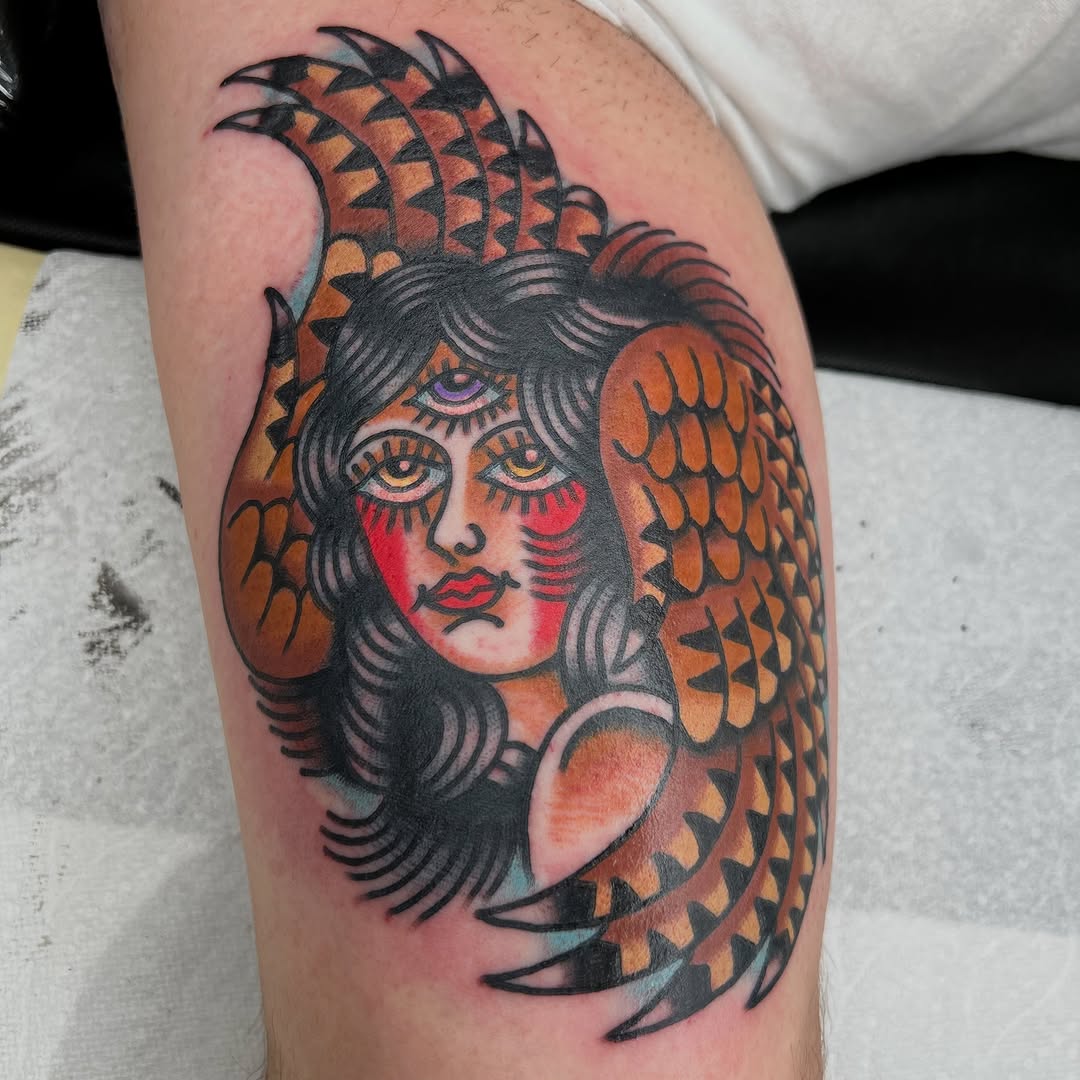 Tattoo by @tylerdavistattoo — american_traditional, neo_traditional