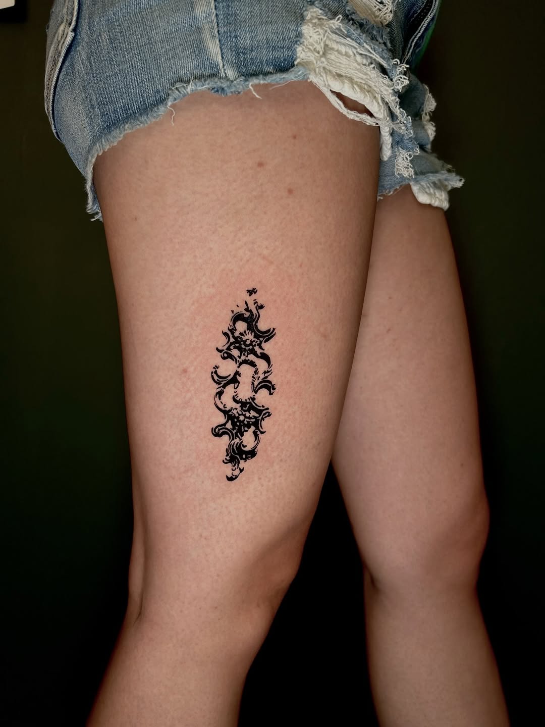 Tattoo by @kb_inkatl — blackwork, ornamental