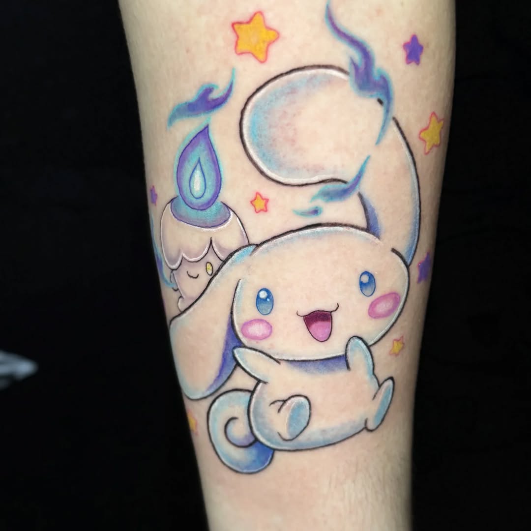 Tattoo by @thedavidlibert โ new_school, anime